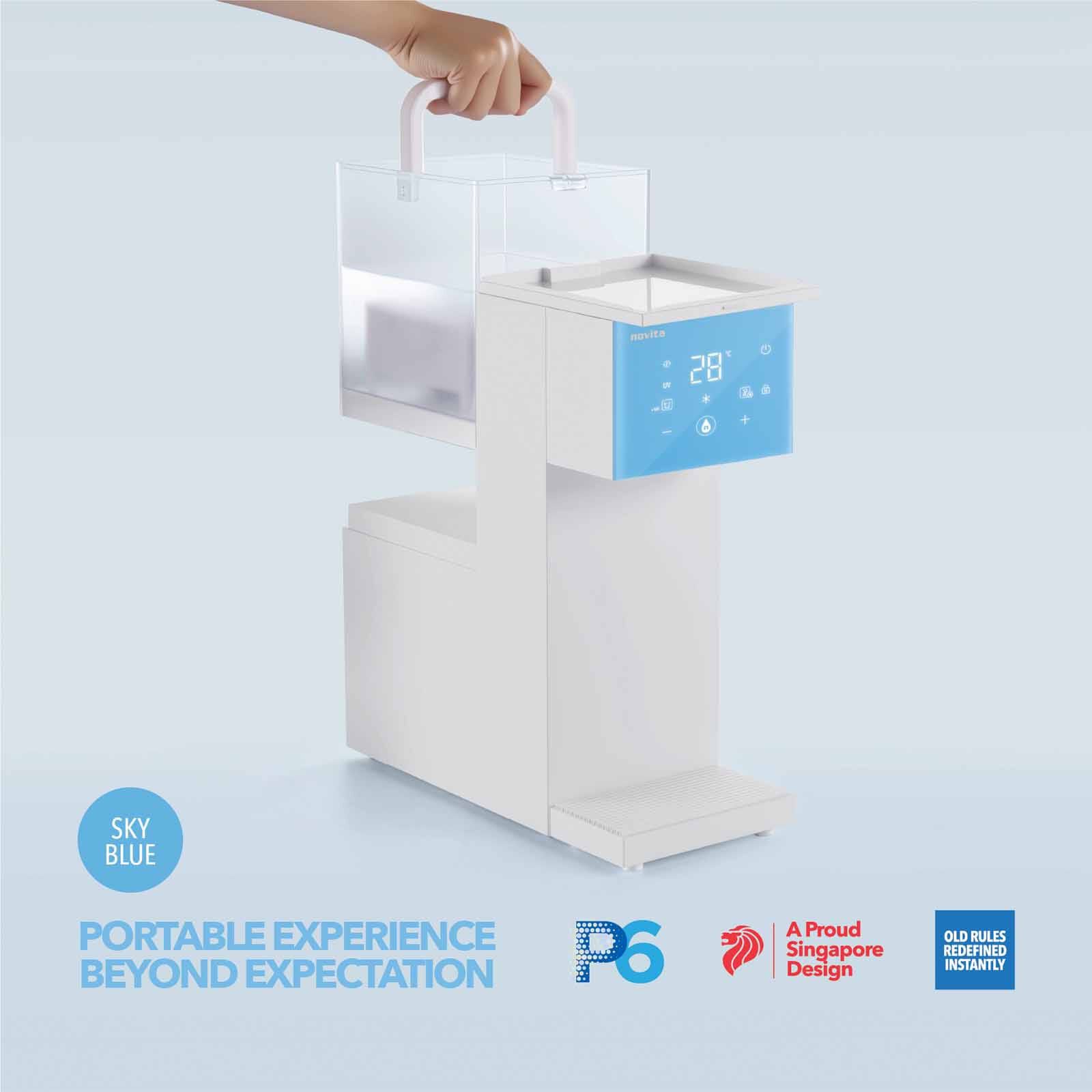 NOVITA Instant Hot/cold Water Dispenser - Sky Blue (hydroplus) P6+ - SKY BLUE-image 9