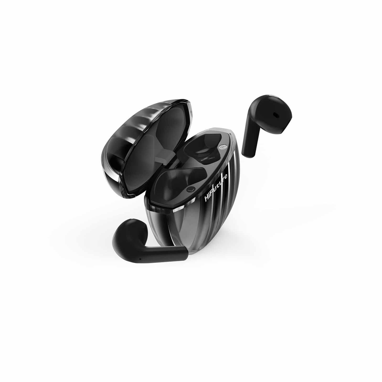 HIFUTURE Flybuds3 - Black Tws Earbuds With 4microphones Enc HEF3BK-image 3