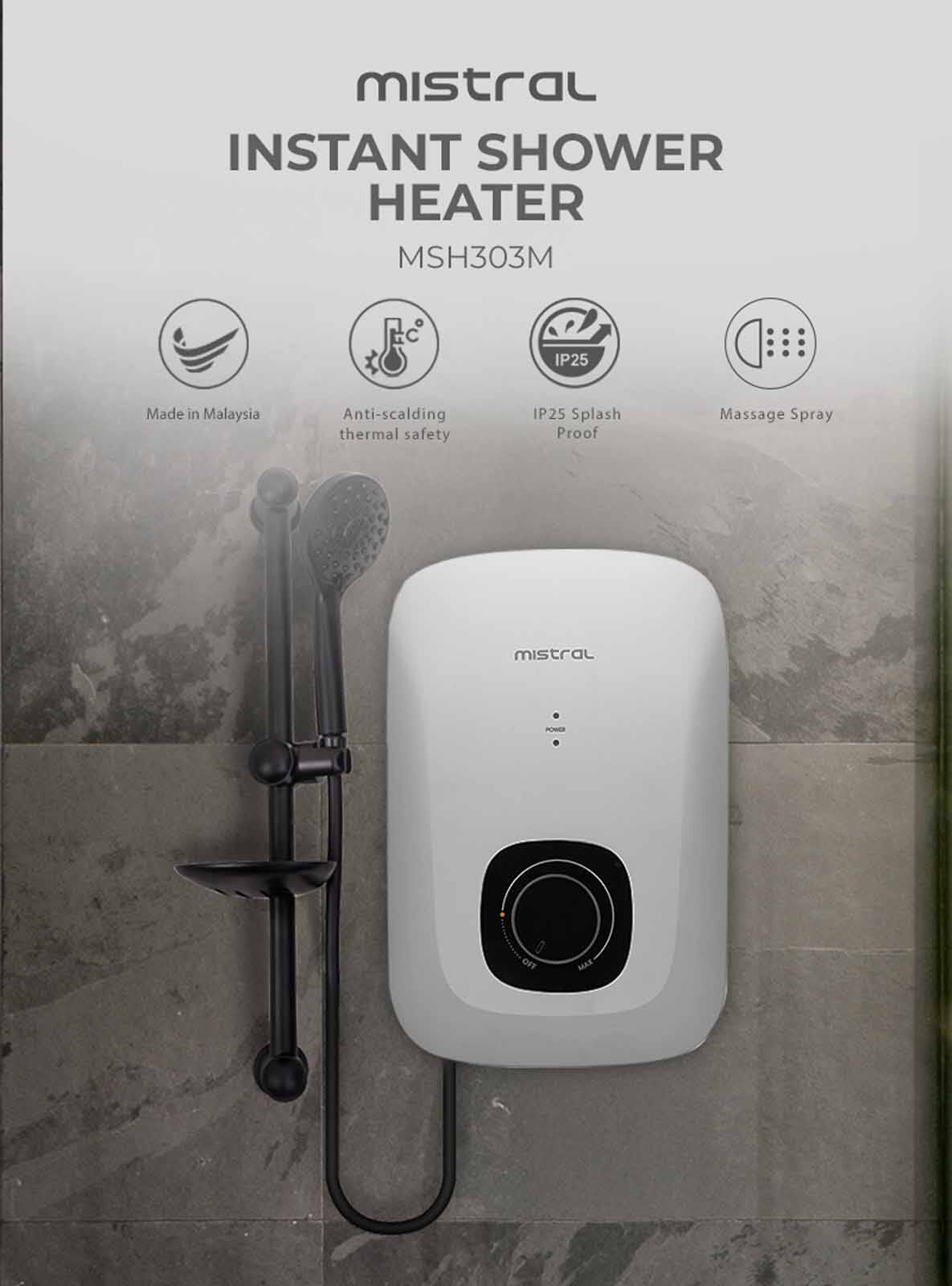 MISTRAL Instant Shower Heater MSH303M-image 6