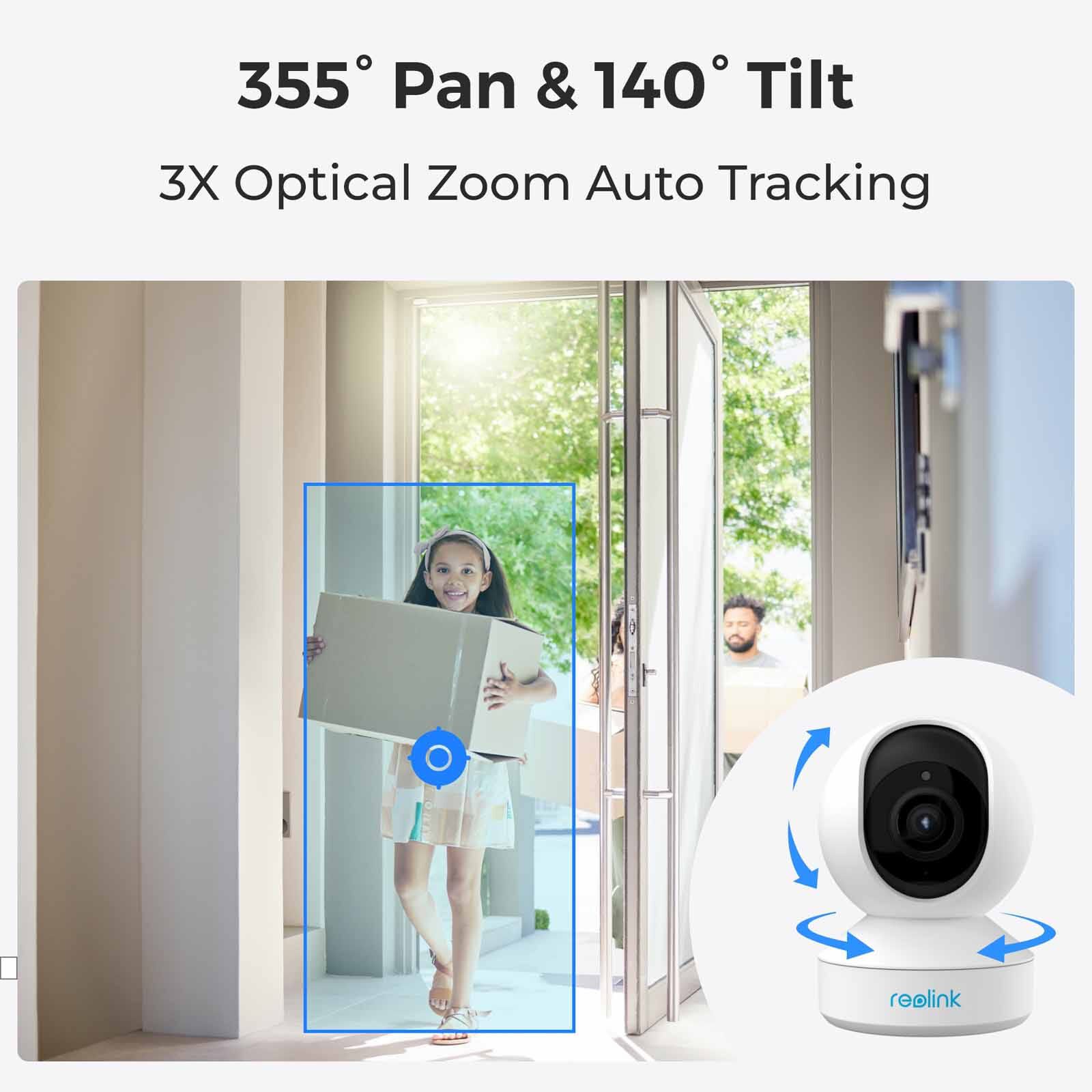 REOLINK Reolink E1 Zoom 5mp Indoor Security Camera ,2.4/5ghz Dual Band Wi-fi Ptz Camera With Smart Dectectio WCEZ5MP05PTAF-image 2