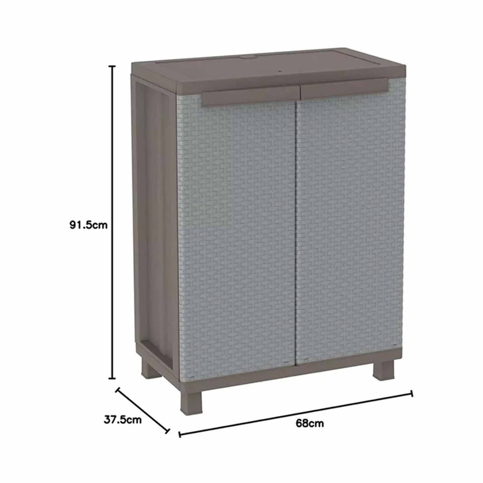 TERRY Jrattan68 2 Door Cabinet With 1 Adj.shelve TR2818