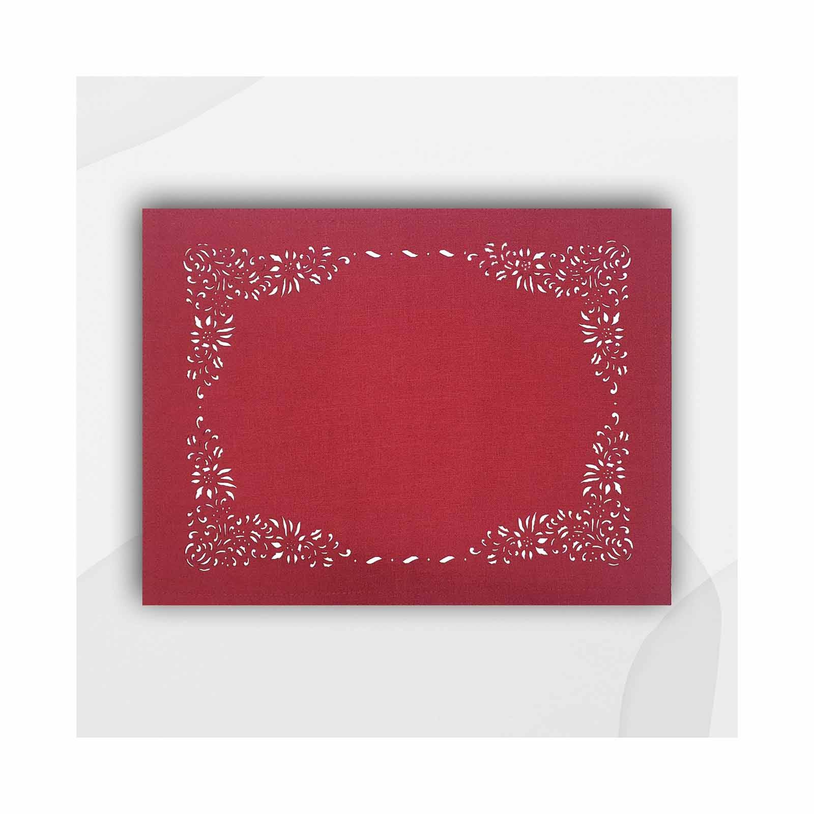 RAPEE Jardin Placemat Red (online) JARDIPMRED-image 1