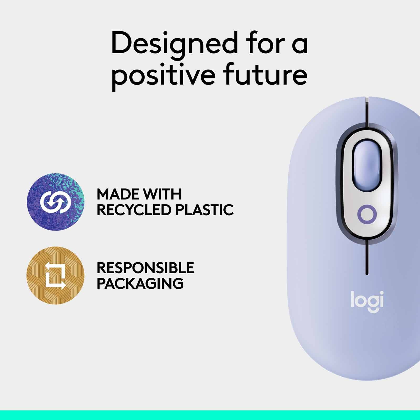 LOGITECH Pop Mouse With Emoji - Lilac 910-007403-image 16