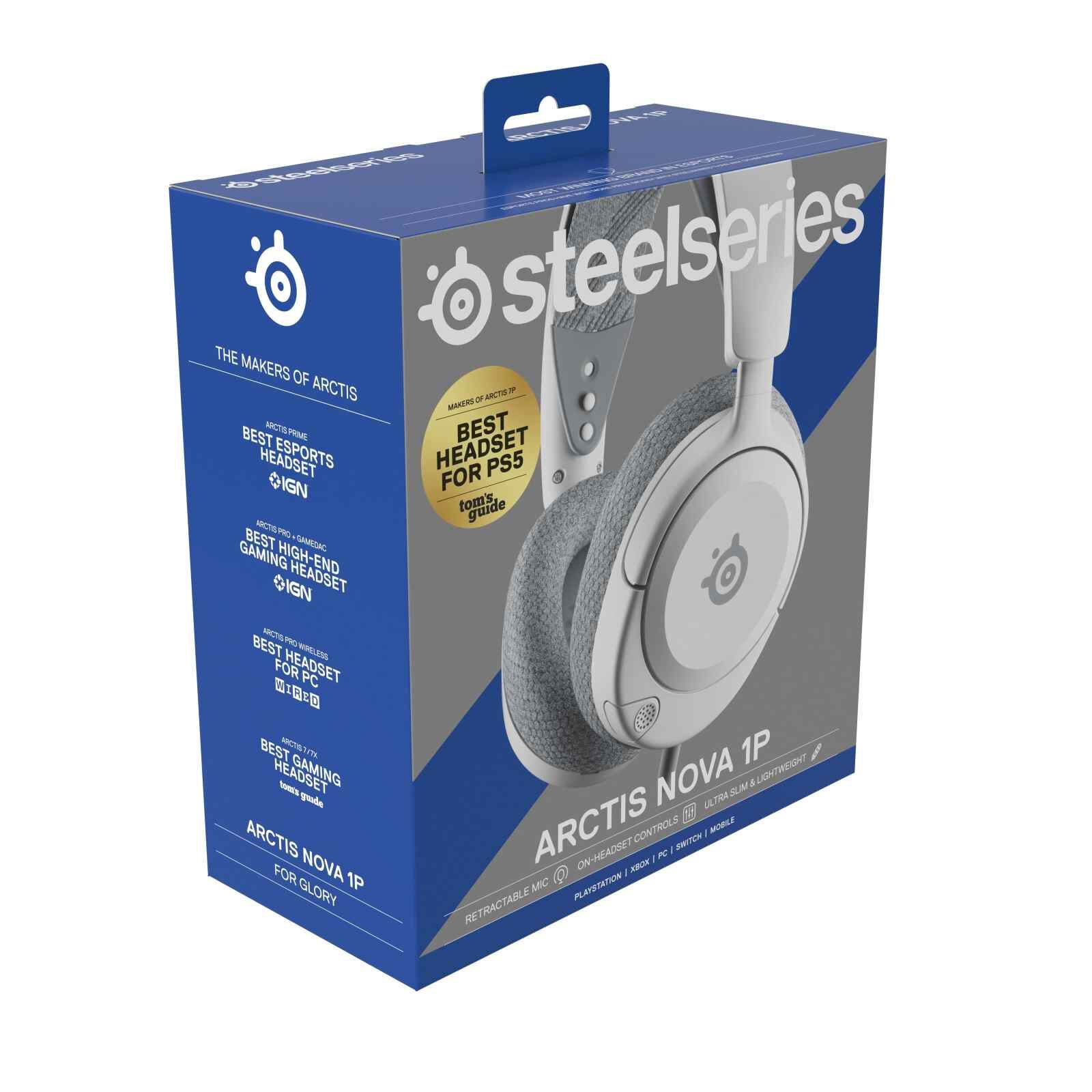 STEELSERIE Over Ear Wired Headset ARCTIS NOVA 1P WHITE-image 14