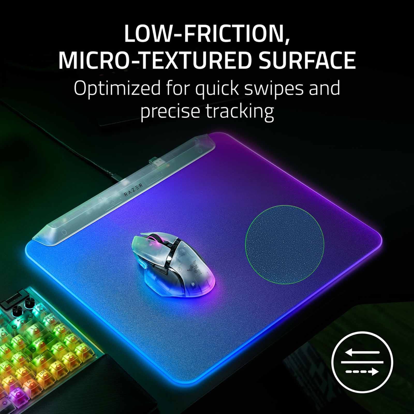 RAZER Firefly V2 Pro- Multi-zone Chroma Gaming Mouse Mat - Phantom White Edition - Frml Packaging RZ02-04920400-R3M1-image 9