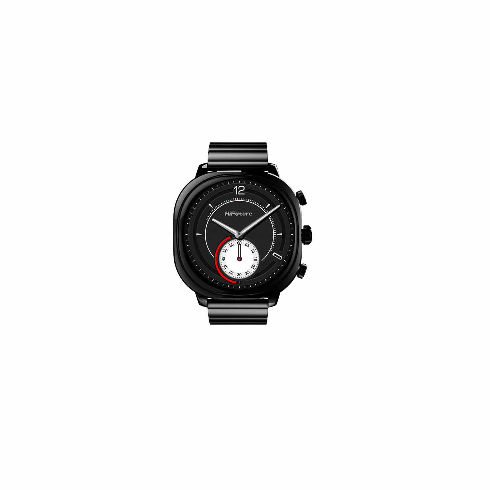 HIFUTURE Aix - Black Bluetooth Smartwatch With Heart Rate Function HSSW2BK-image 1