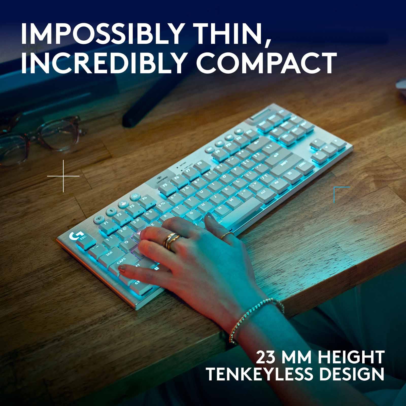 LOGITECH G915 X Lightspeed Tenkeyless White Keyboard Gl-tactile 920-012738-image 10