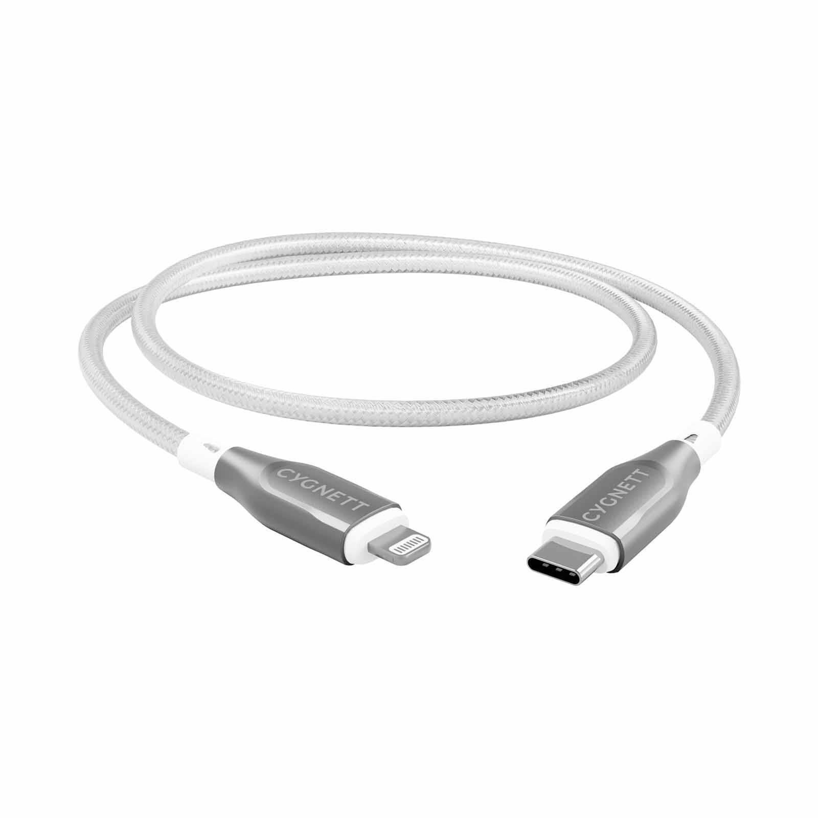 CYGNETT Armoured Lightning To Usb-c Cable - White 1m CY4668PCCCL-image 2