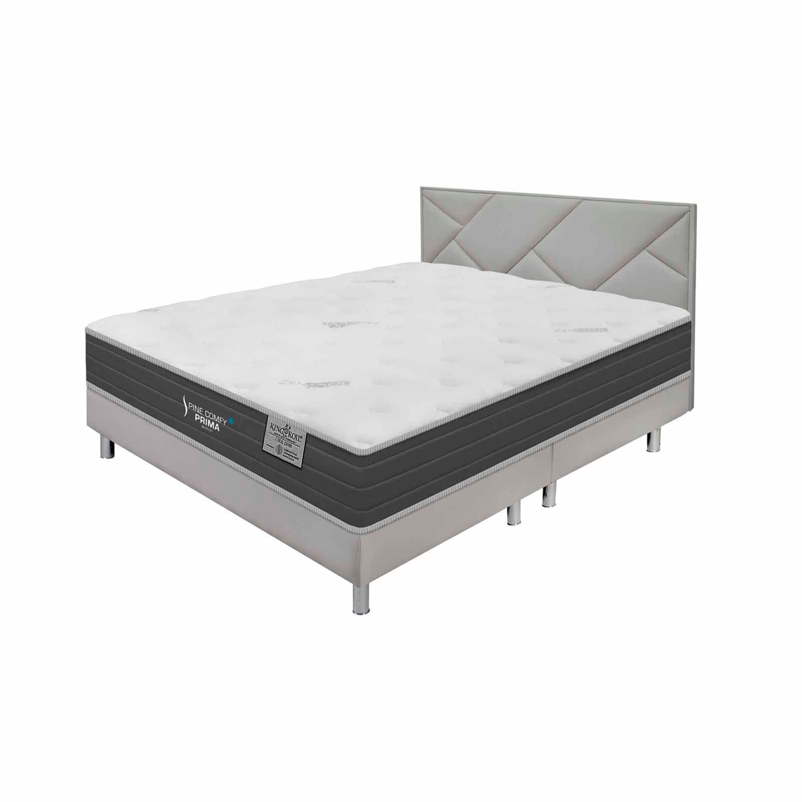 KINGKOIL Spine Comfy Prima Single Size Mattress W/bedframe And Headboard SPINE COMFY PRIMA-image 2