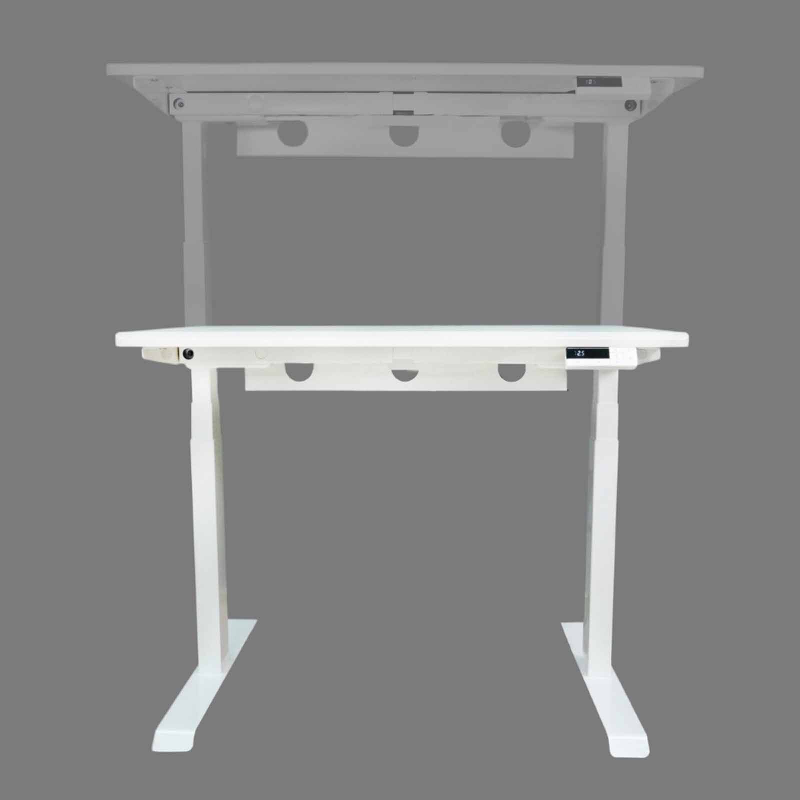 TABLEHOLIC Electric Height Adjustable Table (white) - 180x70cm E-DESK-image 6
