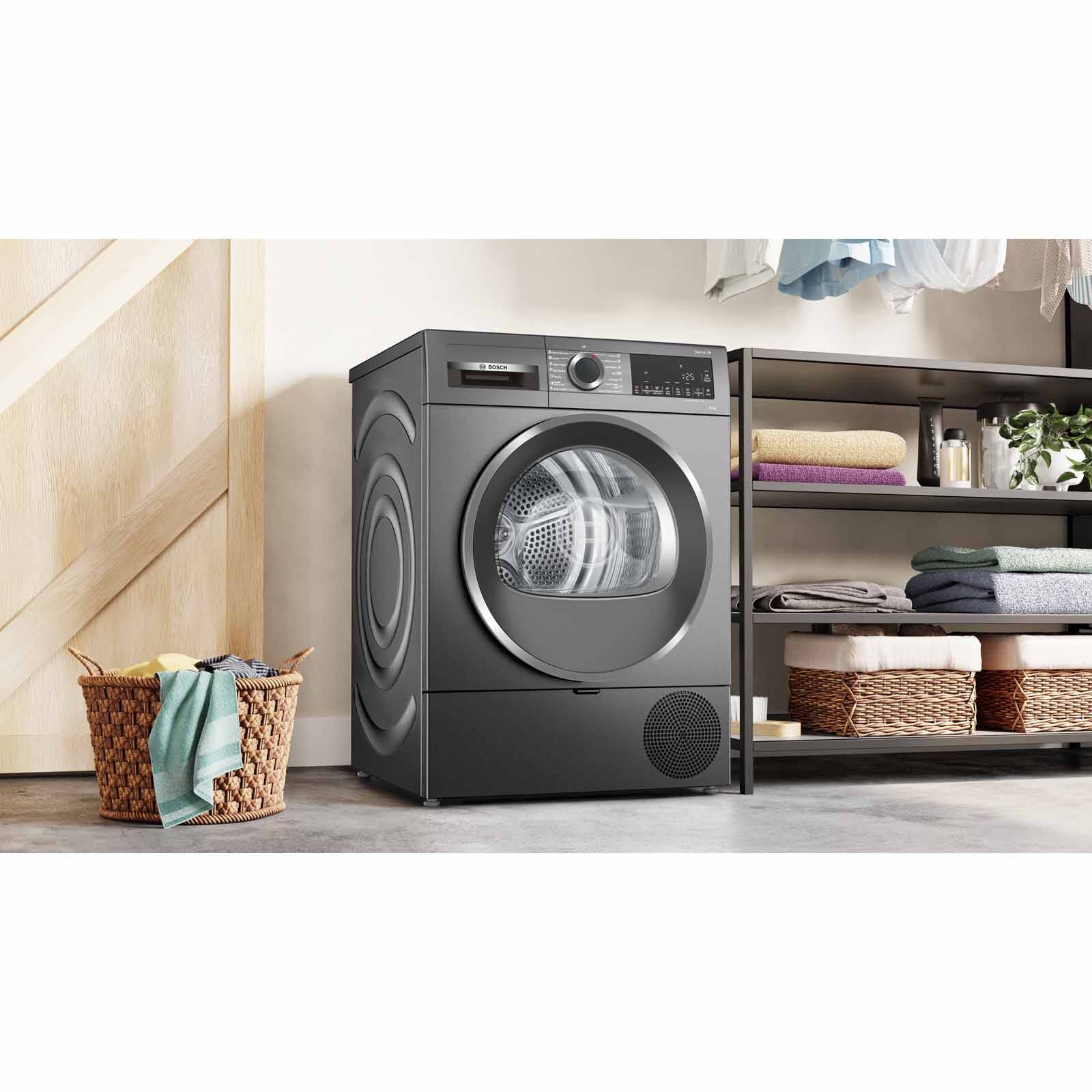 BOSCH Heat Pump Dryer (10kg) - Cast Iron Grey WQG25303SG-image 5
