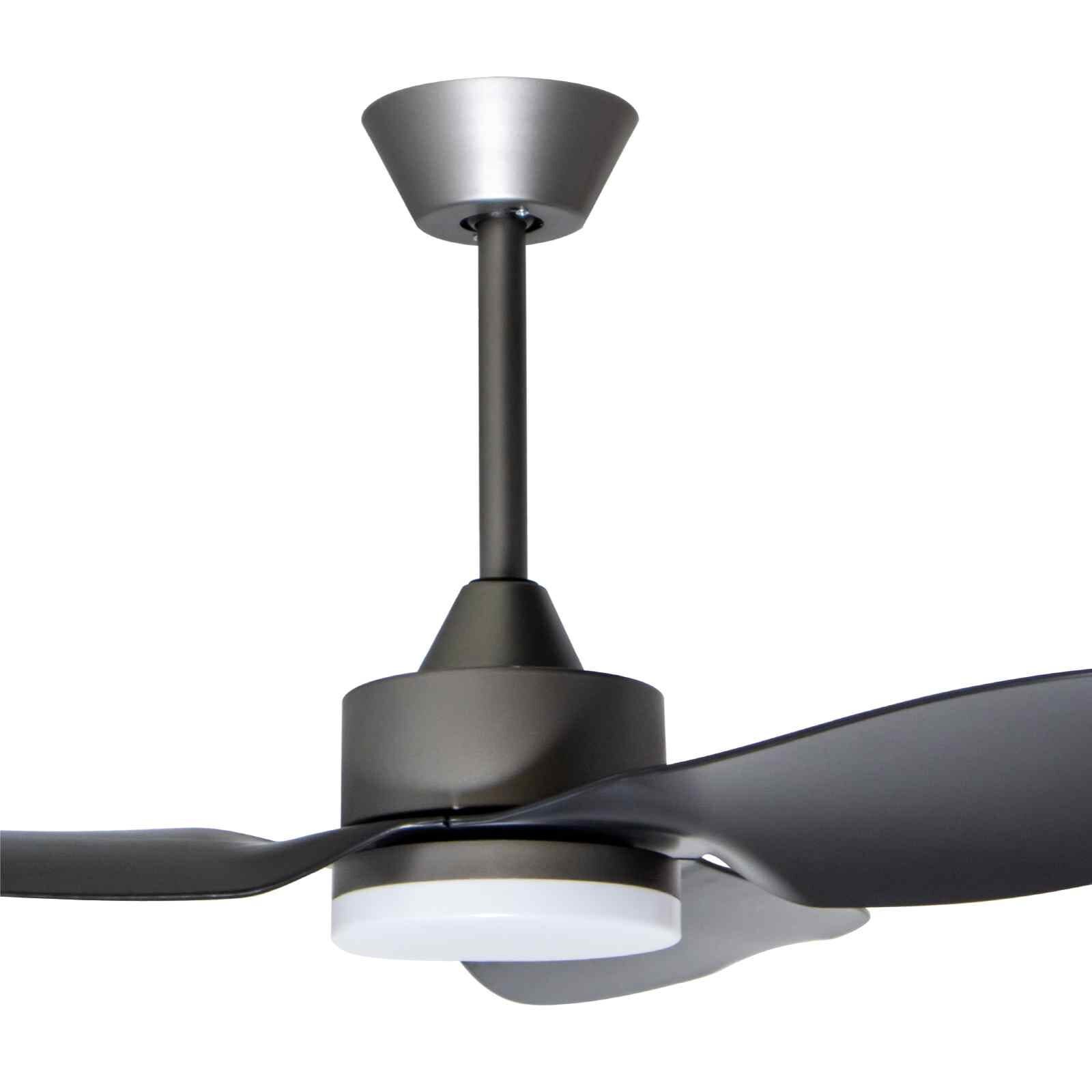 D'FAN 46 In Dc Ceiling Fan With Led Light (grey/black) SPACE46-BK/GY-image 3