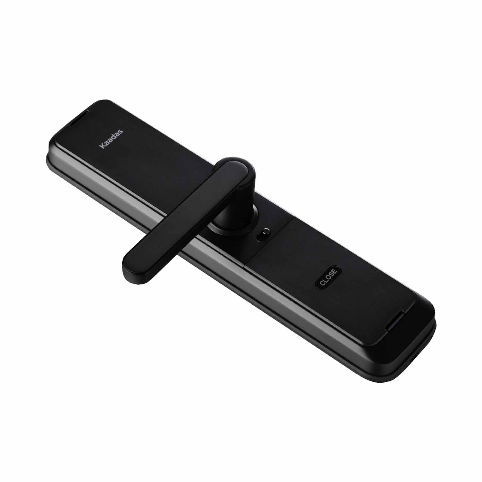 KAADAS Lever Handle Mortise Door Lock With Dual-unlocking Feature L7 BLACK-image 2