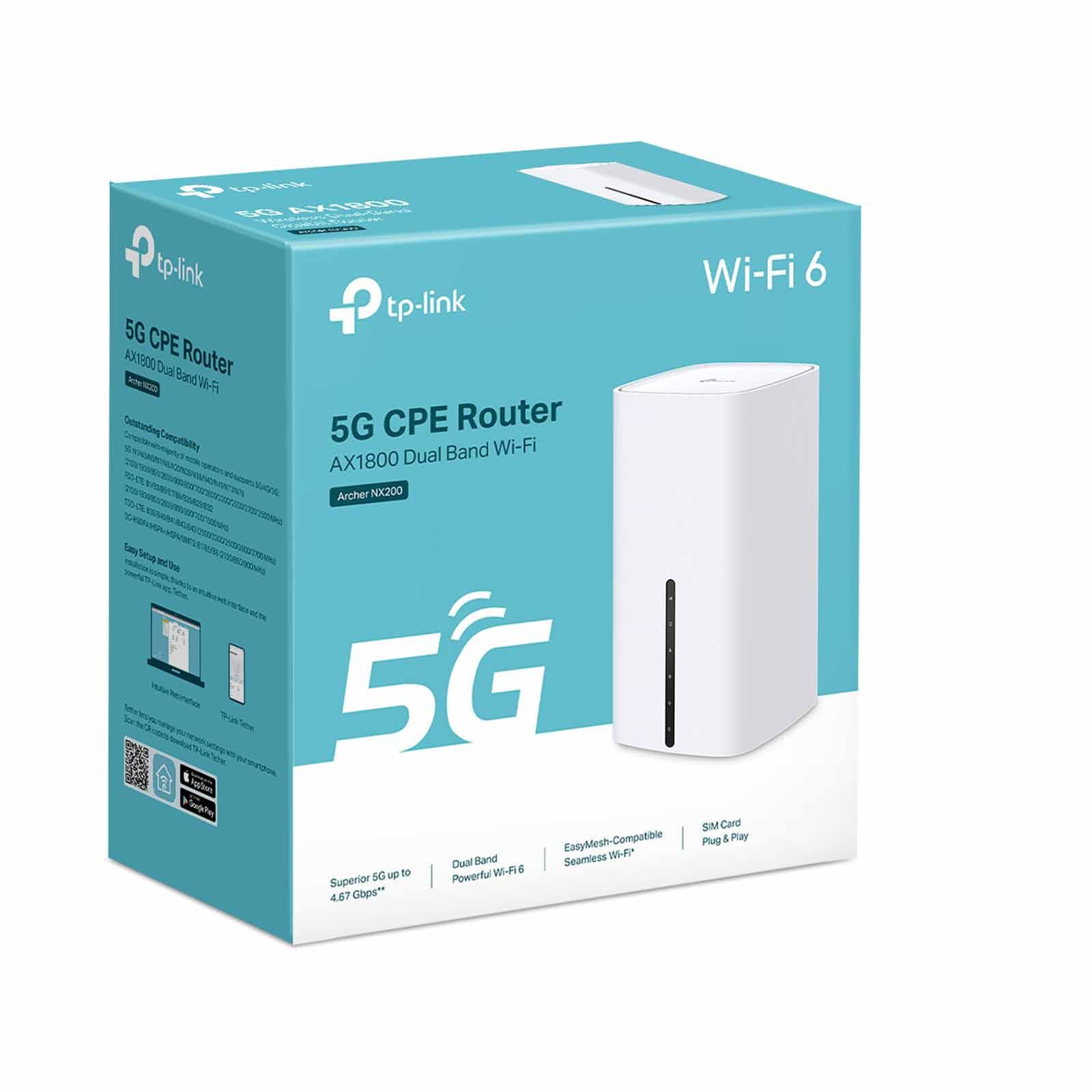 TP LINK 5g Ax1800 Wireless Dual-band Gigabit Router TPL-ARCHER NX200-image 2