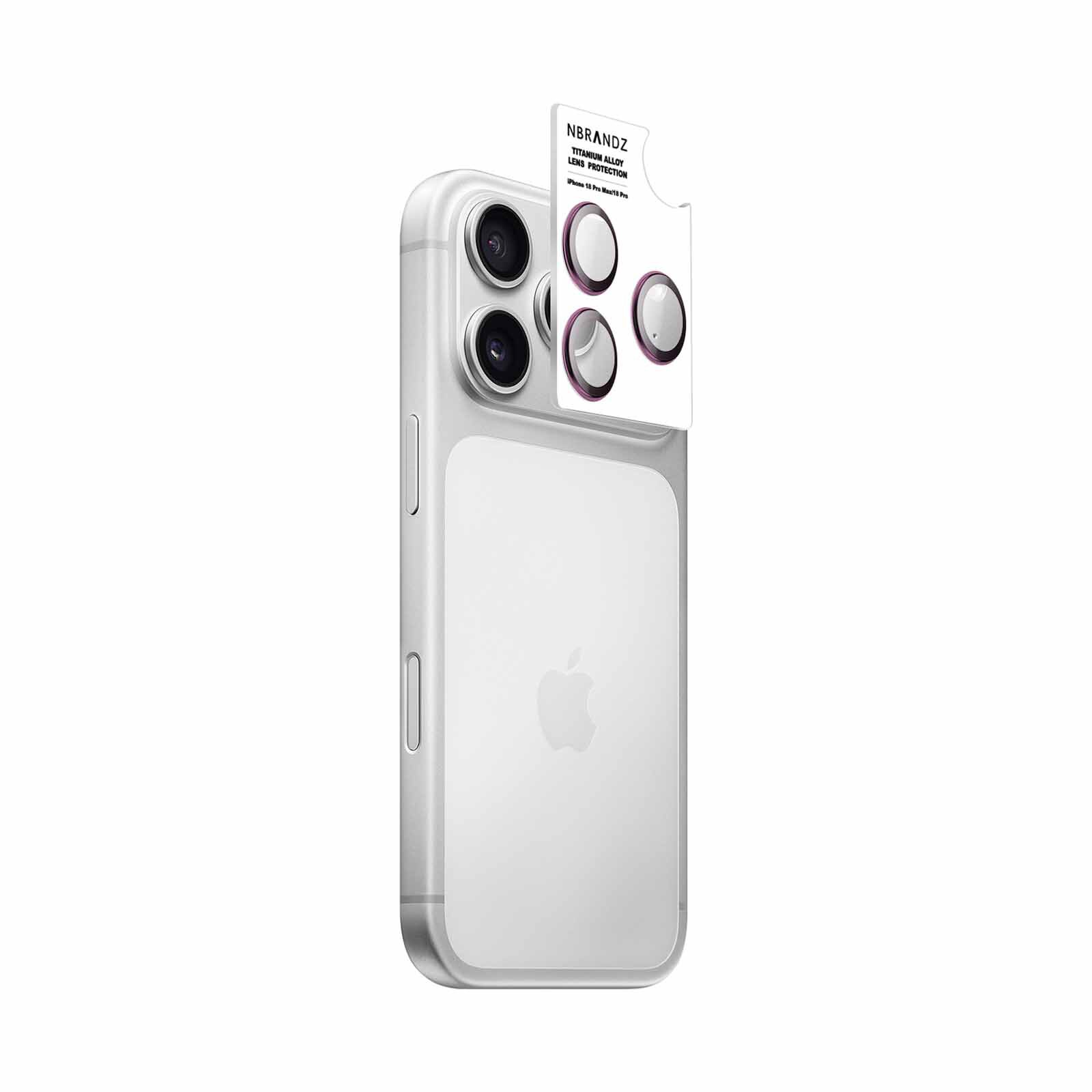N.BRANDZ Talon Premium Lens Protector Ip18pm/18p Maroon N-LENS-IP18PM-MR-image 2