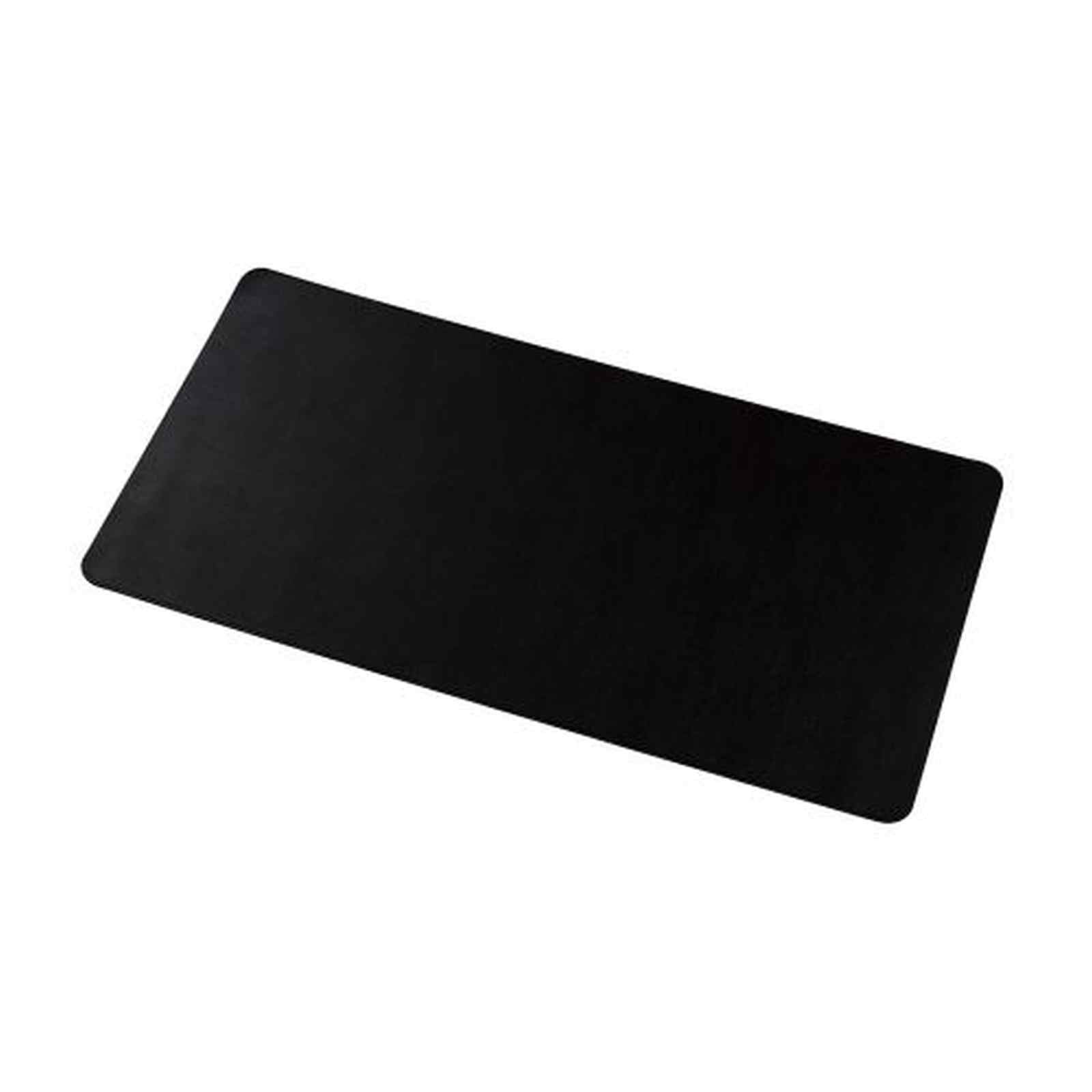 ELECOM Leather Mousepad Large Type Black MP-DM03BK-image 1