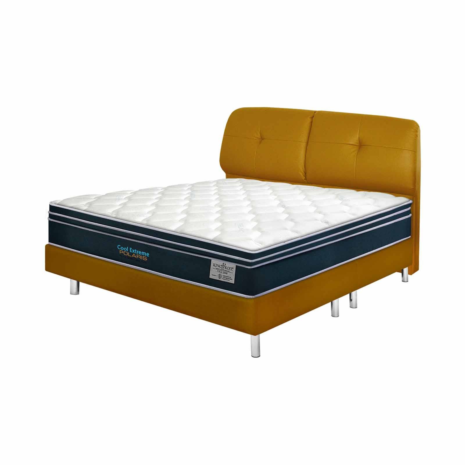 KINGKOIL Cool Extreme Polaris Super Single Size Marttress W/bedframe And Headboard COOL EXTREME POLARIS-image 2