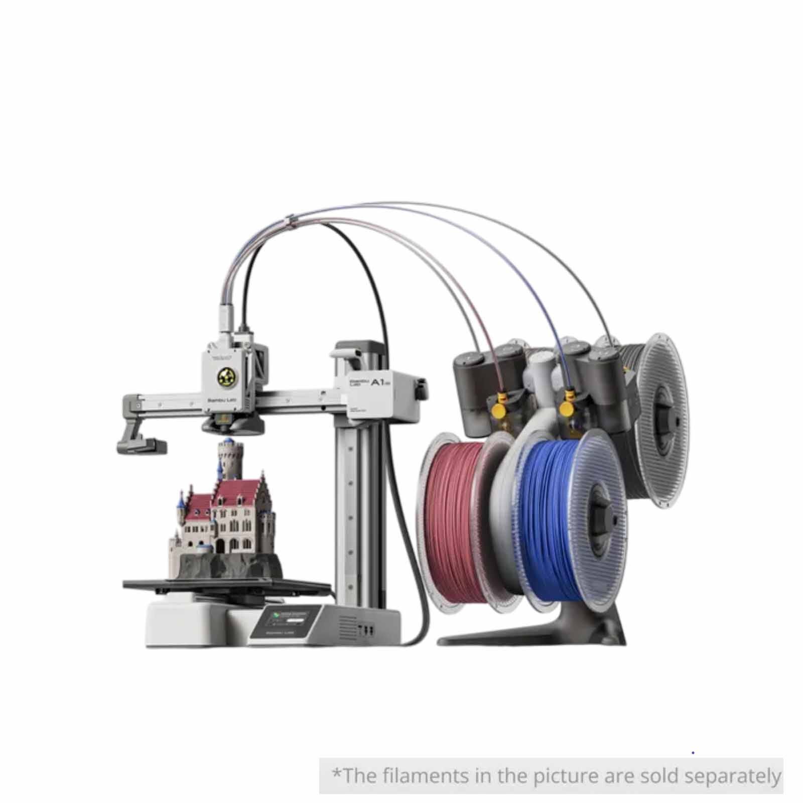 BAMBU LAB A1 Mini 3d Printer + Ams Lite BAM-PF002-M+SA005-UK-image 3