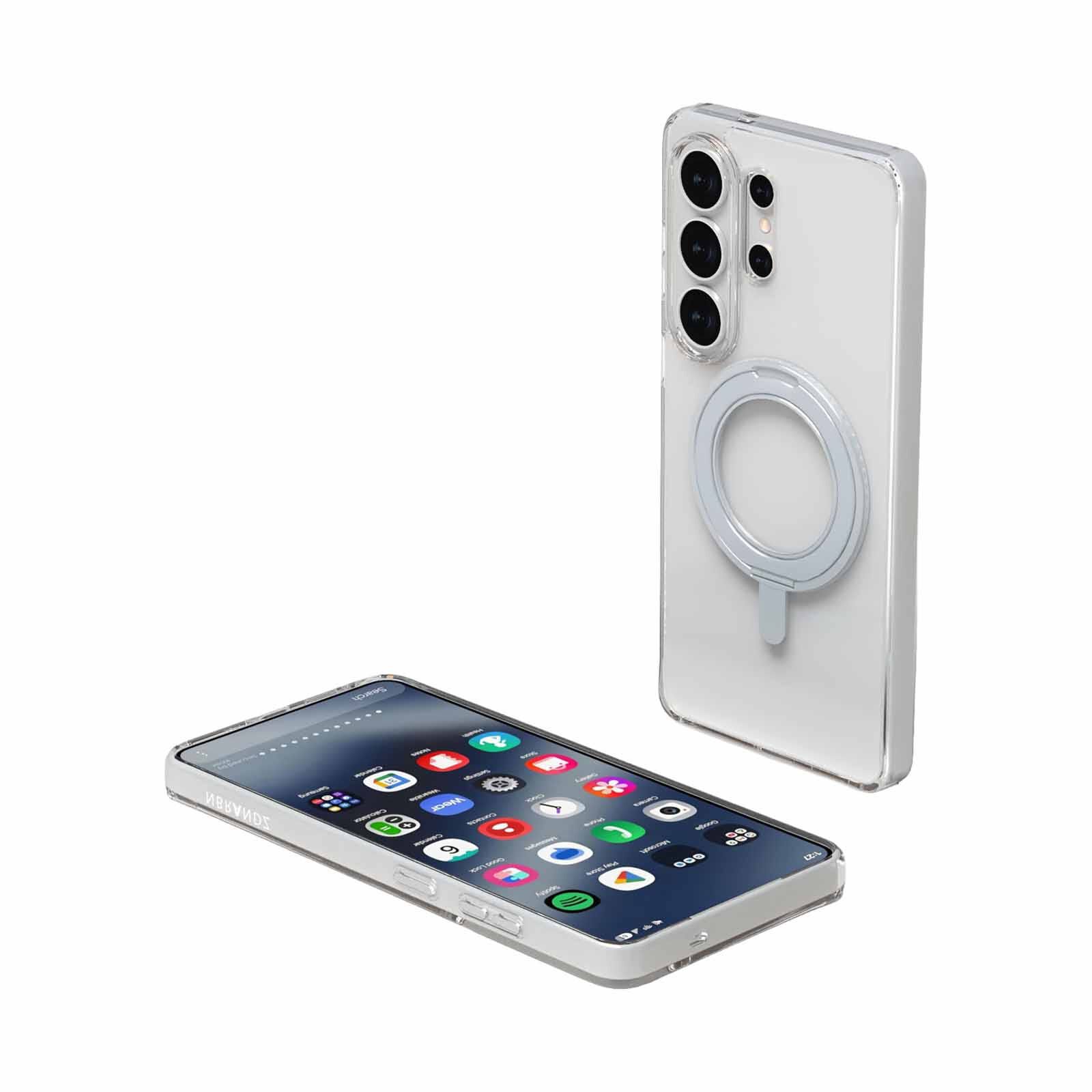N.BRANDZ Mag360 Magnetic 360 Rotate Stand Case-clear N-MAG360-S26U-CL-image 2
