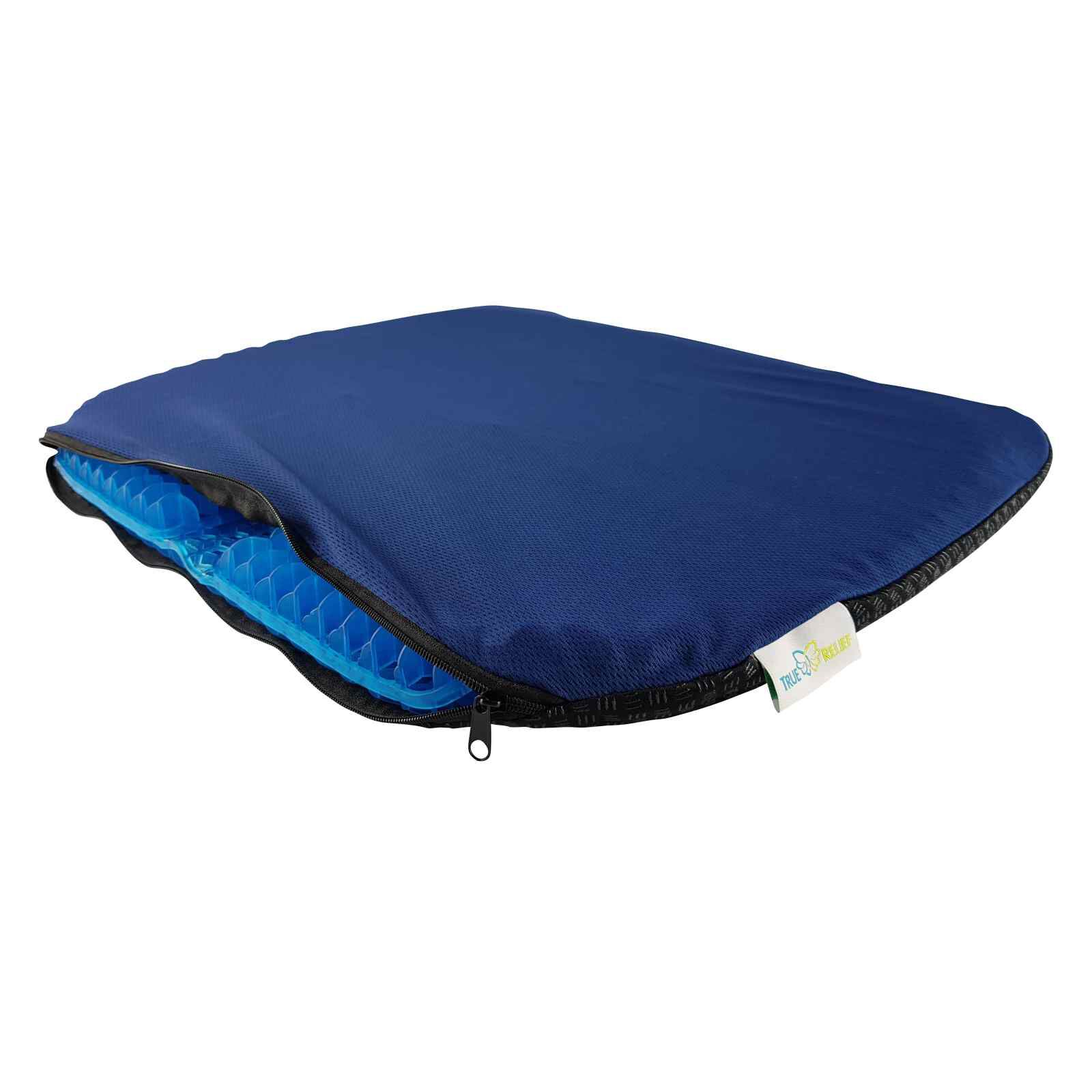 TRUE RELIE Tpe Gel Seat Cushion Ocean Blue TRTPESC-OBLUE-image 2