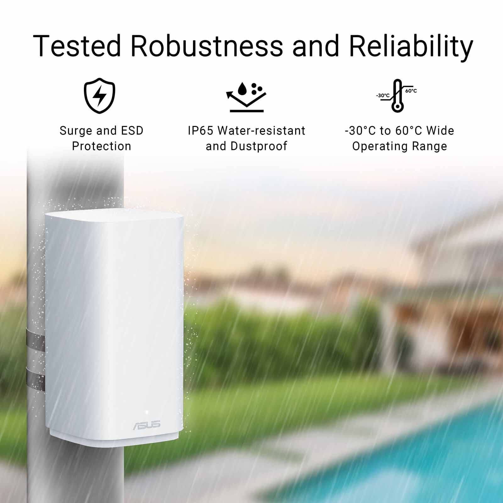 ASUS Be3600 Dual Band Wifi 7 Mesh White (1pack) BD4 OUTDOOR (W-1-PK)-image 7