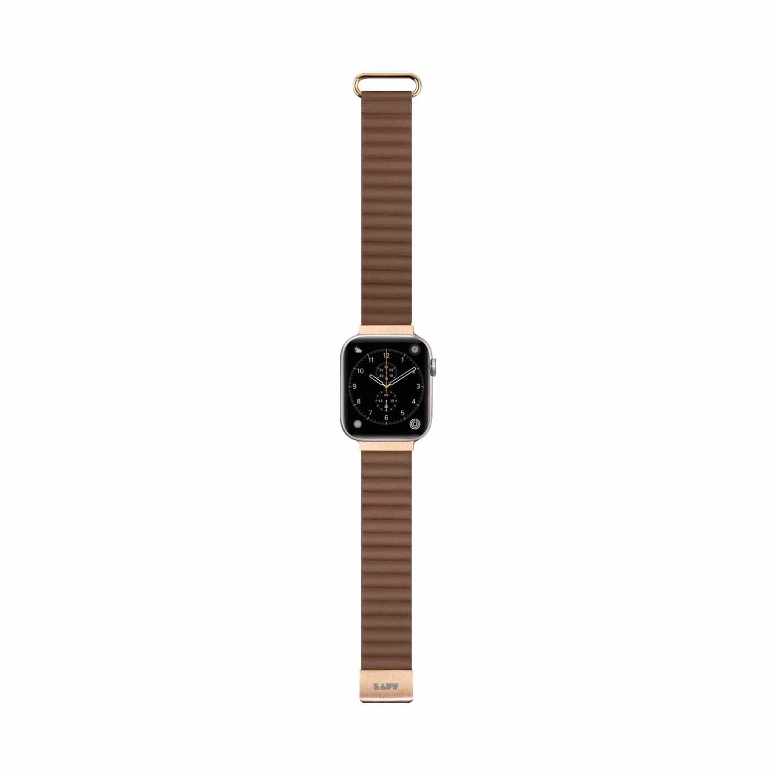 LAUT Novi Lux Apple Watch Strap (38/40/41mm) - Sepia Brown (bands Only) L_AWS_NL_BR-image 2