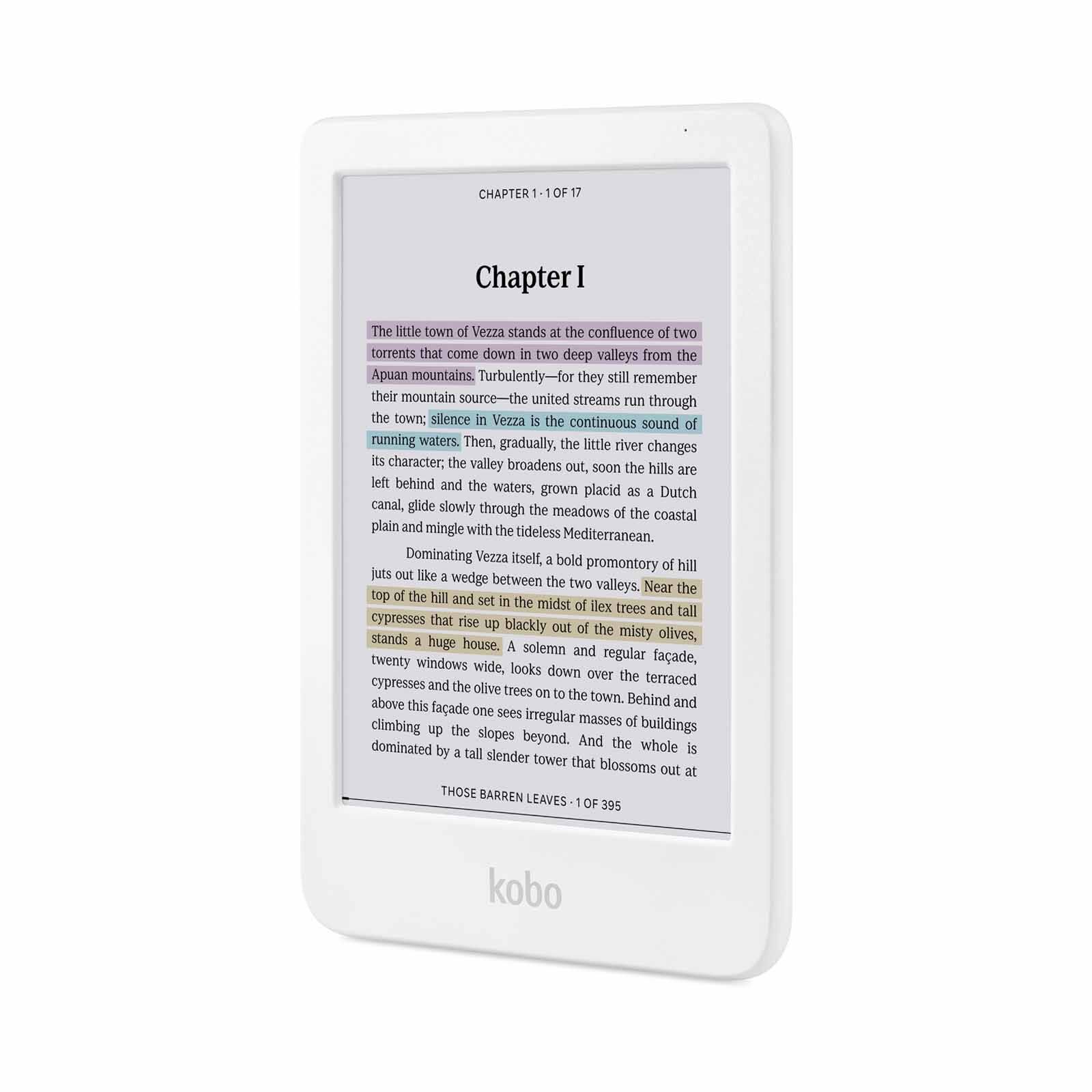 RAKUTEN KO Kobo Clara Colour (white) Kaleido 3 N367-KU-WH-K-CK-image 4