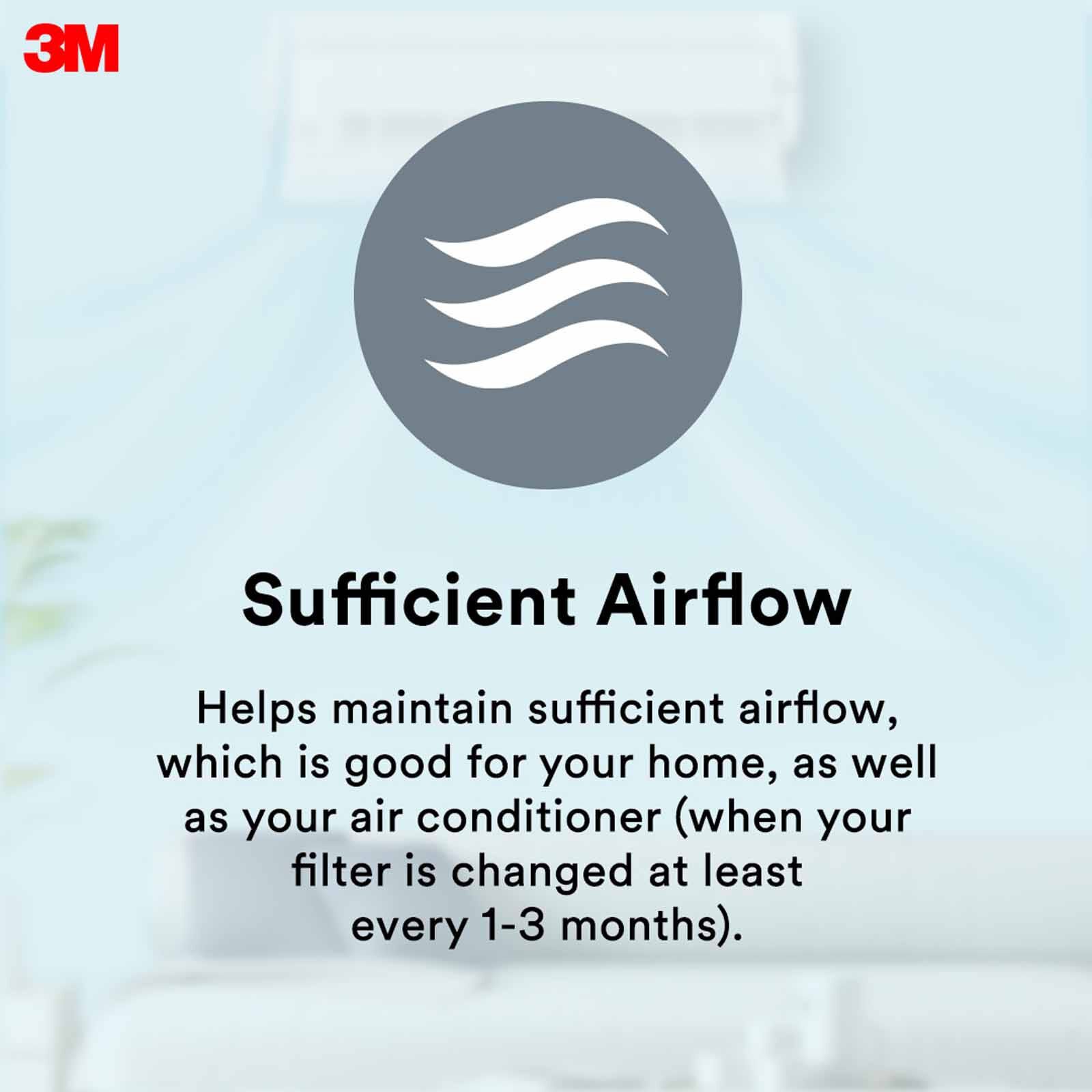 3M Aircon Filter 4pcs 22x34cm For Dust Pollen & Odour 9807-CEN-image 2