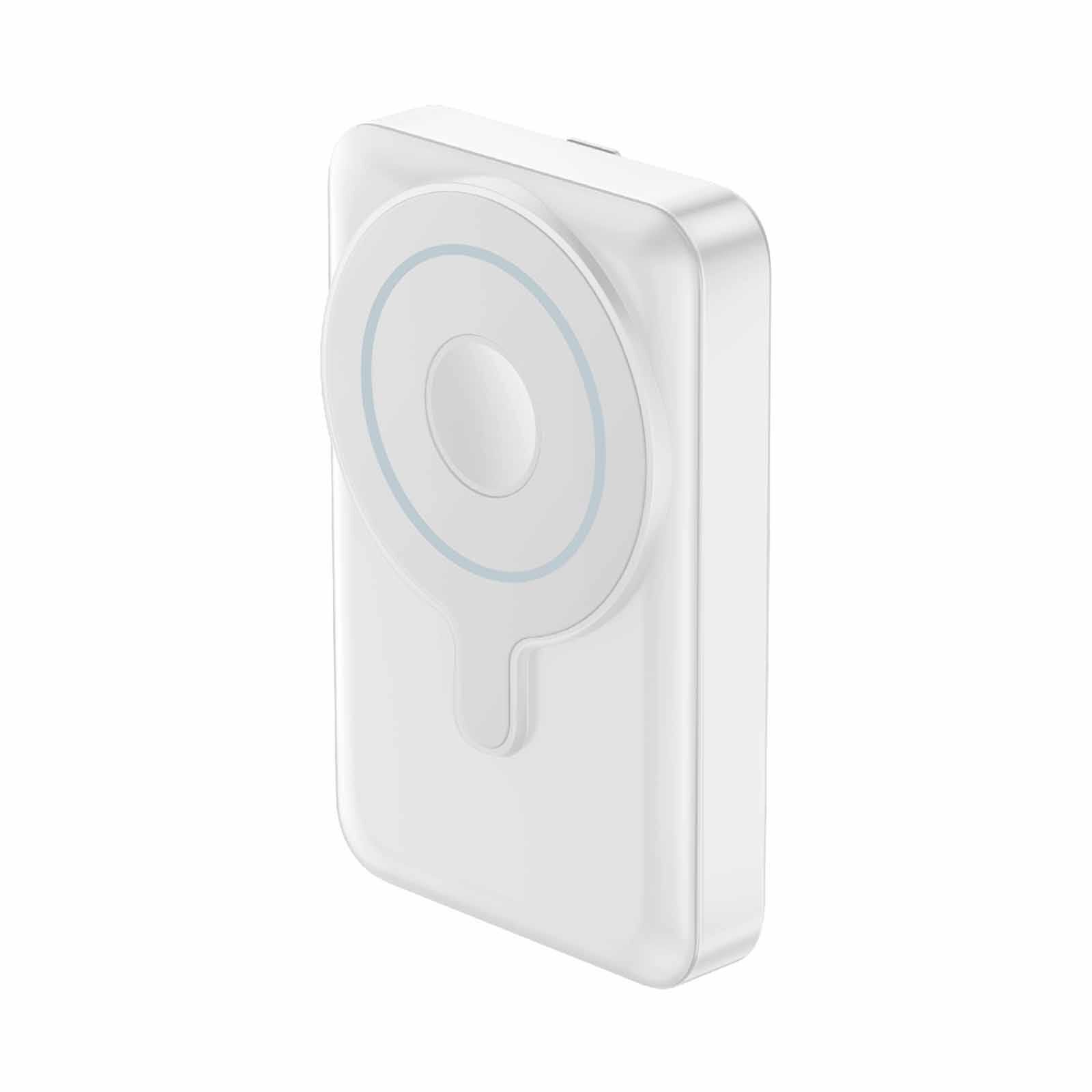 BAZIC Gopower 10k, 10000mah Magsafe Compatible Powerbank With Built-in Apple Watch Charger - White GPW-10K-WHT-image 2