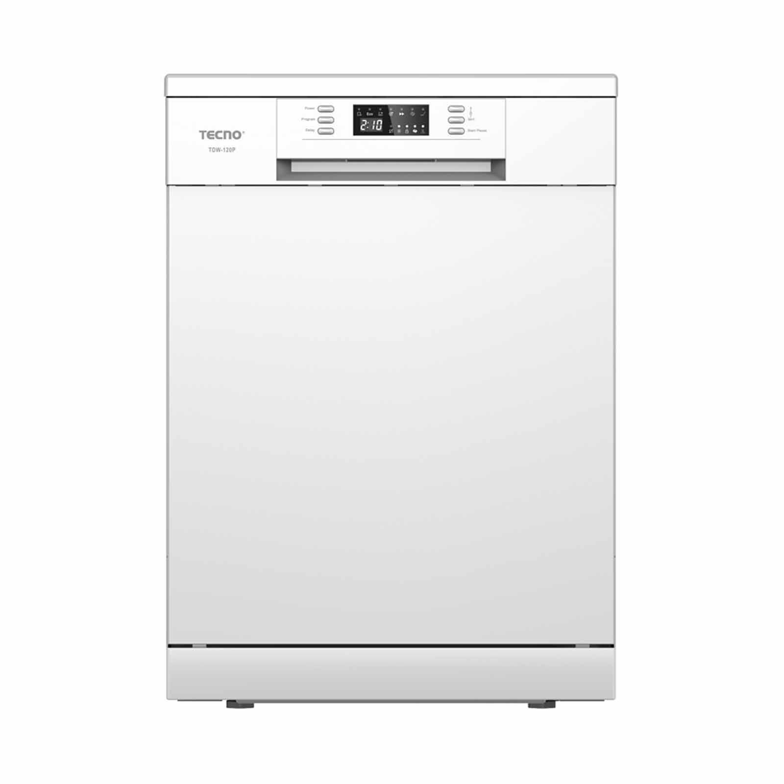 TECNO Dishwasher - White TDW-120P - WHITE-image 1