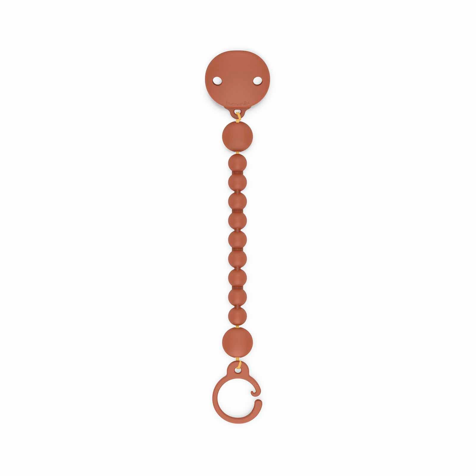 SUAVINEX Silicone Bobble Soother Clip Colour Essence Brick Red (online) SVX401519-image 1