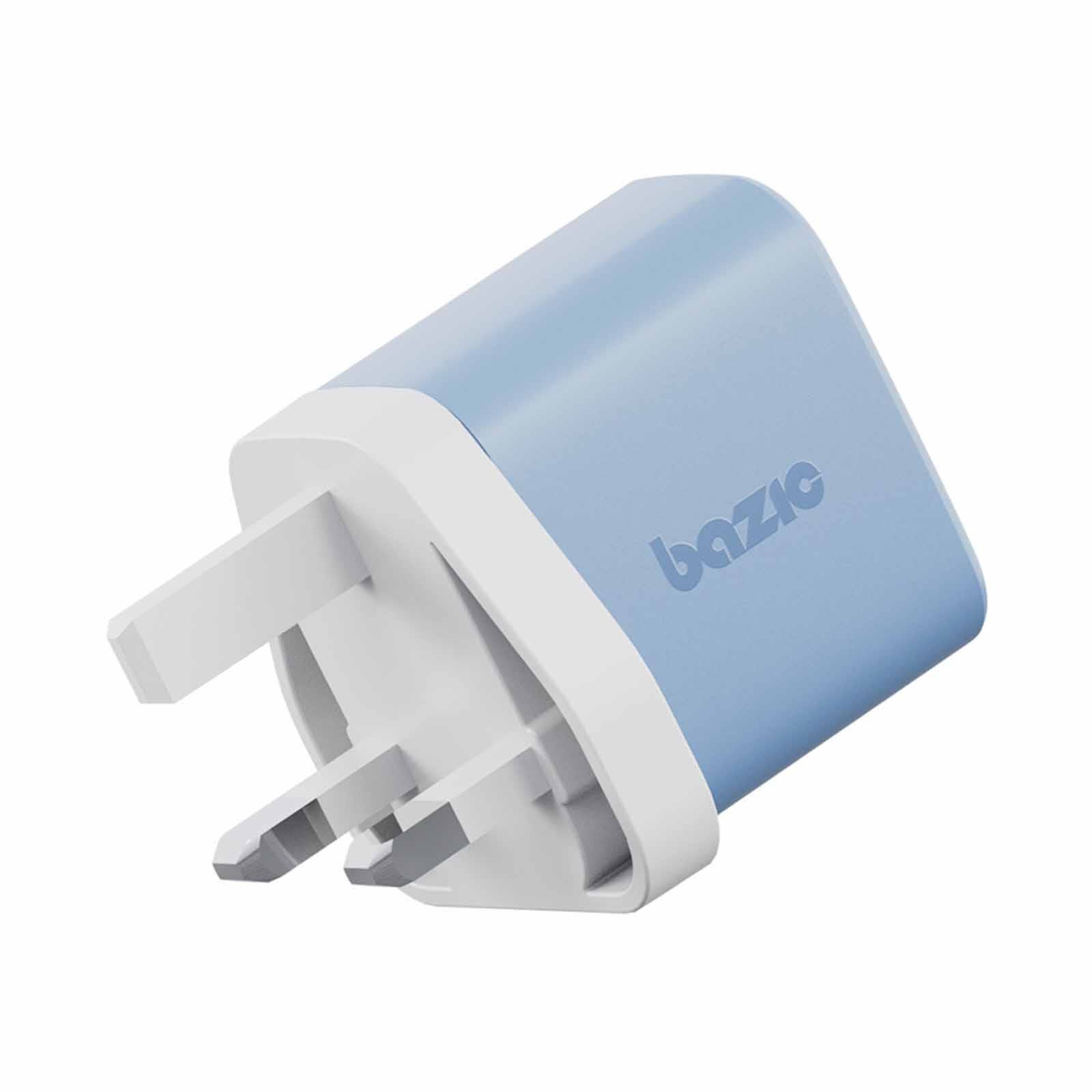 BAZIC Goport Velox Kit, 1c1a Gan Charger 35w(uk) With Weave Cable - Bubblegum CHR-GPVLX-UK-BLU-image 4