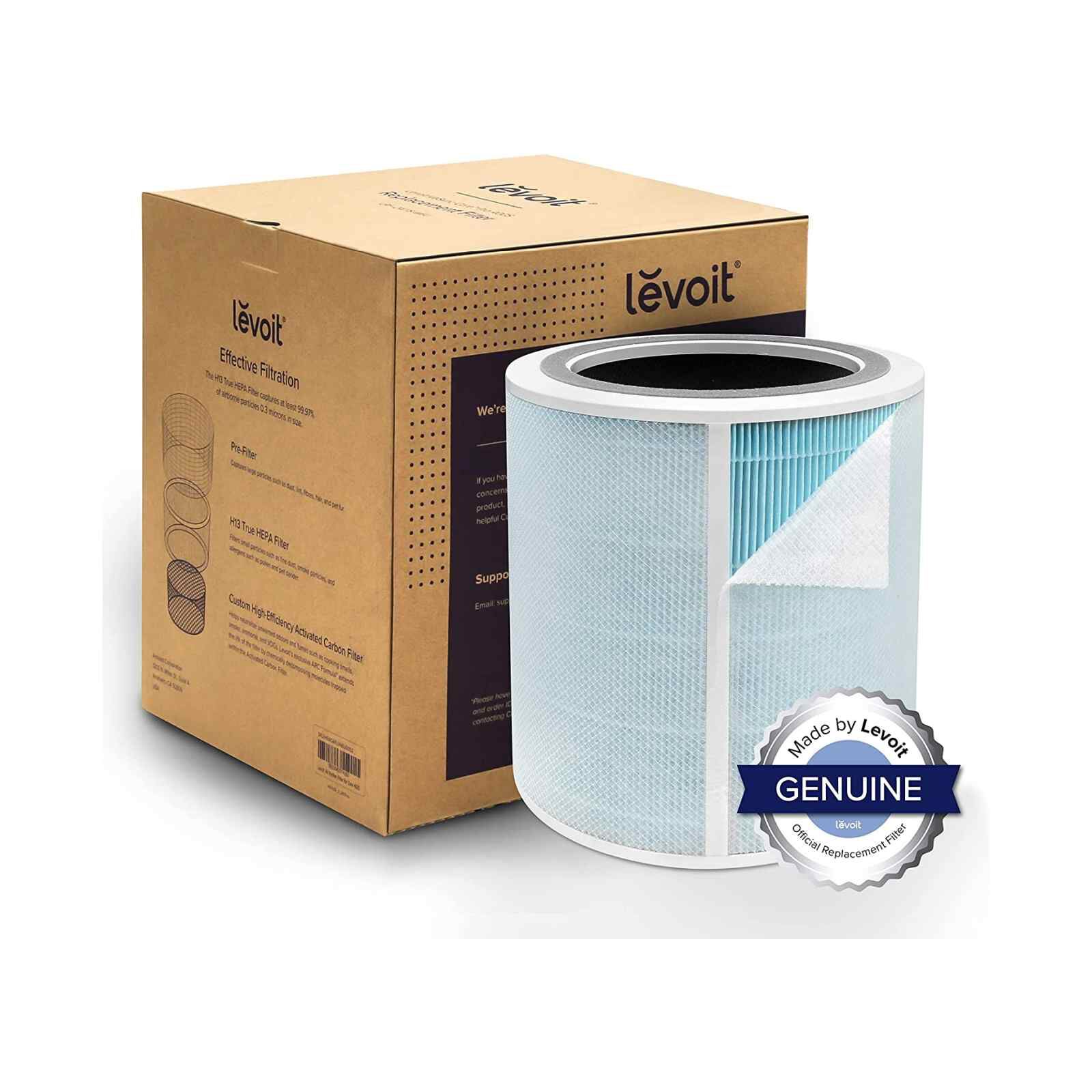 LEVOIT Core 400 Smoke Remover Replacement Filter - Blue 400S FILTER BLUE-image 2