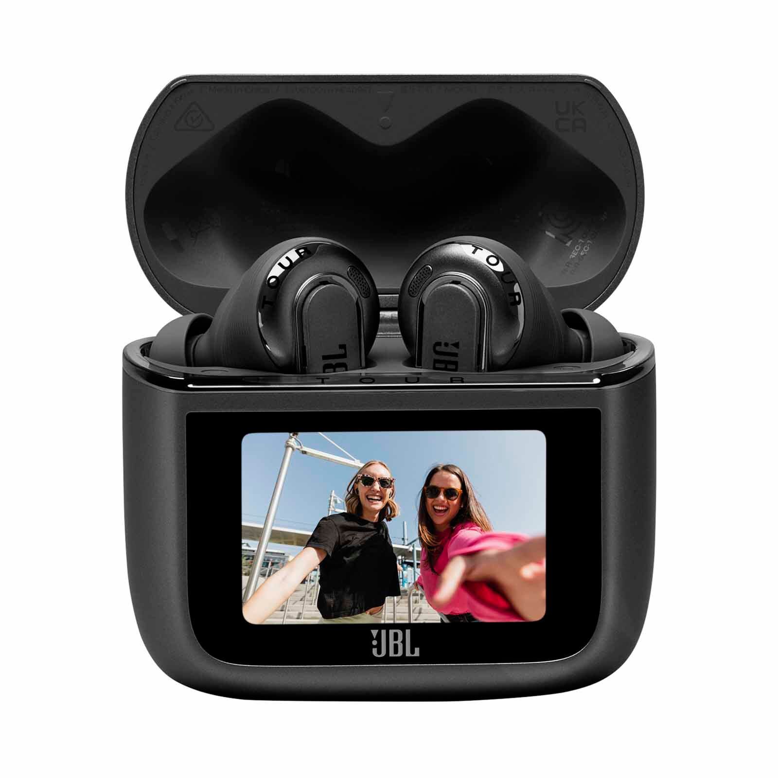 JBL True Adaptive Noise Cancelling Earbuds With Jbl Spatial 360 Headtracking And An Audio Transmitter Sm TOUR PRO 3 BLACK-image 3
