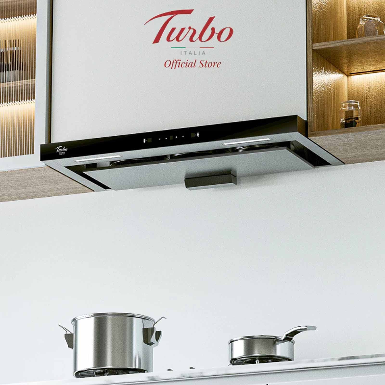 TURBO 60cm Slim Range Hood (exclude Installation) TSL802-60BK-image 2