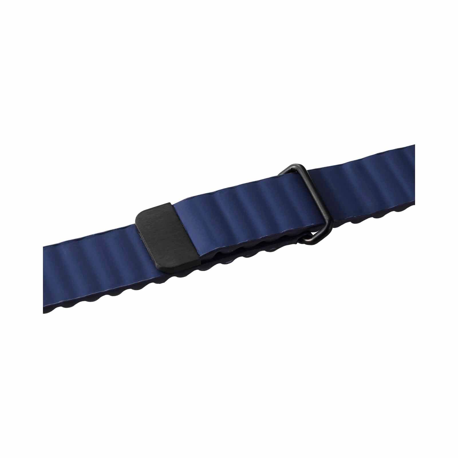 ELECOM Magnetic Soft Leather Apple Watch Band 49/45/44/42mm (navy) AW-45BDLMAGNV-image 3