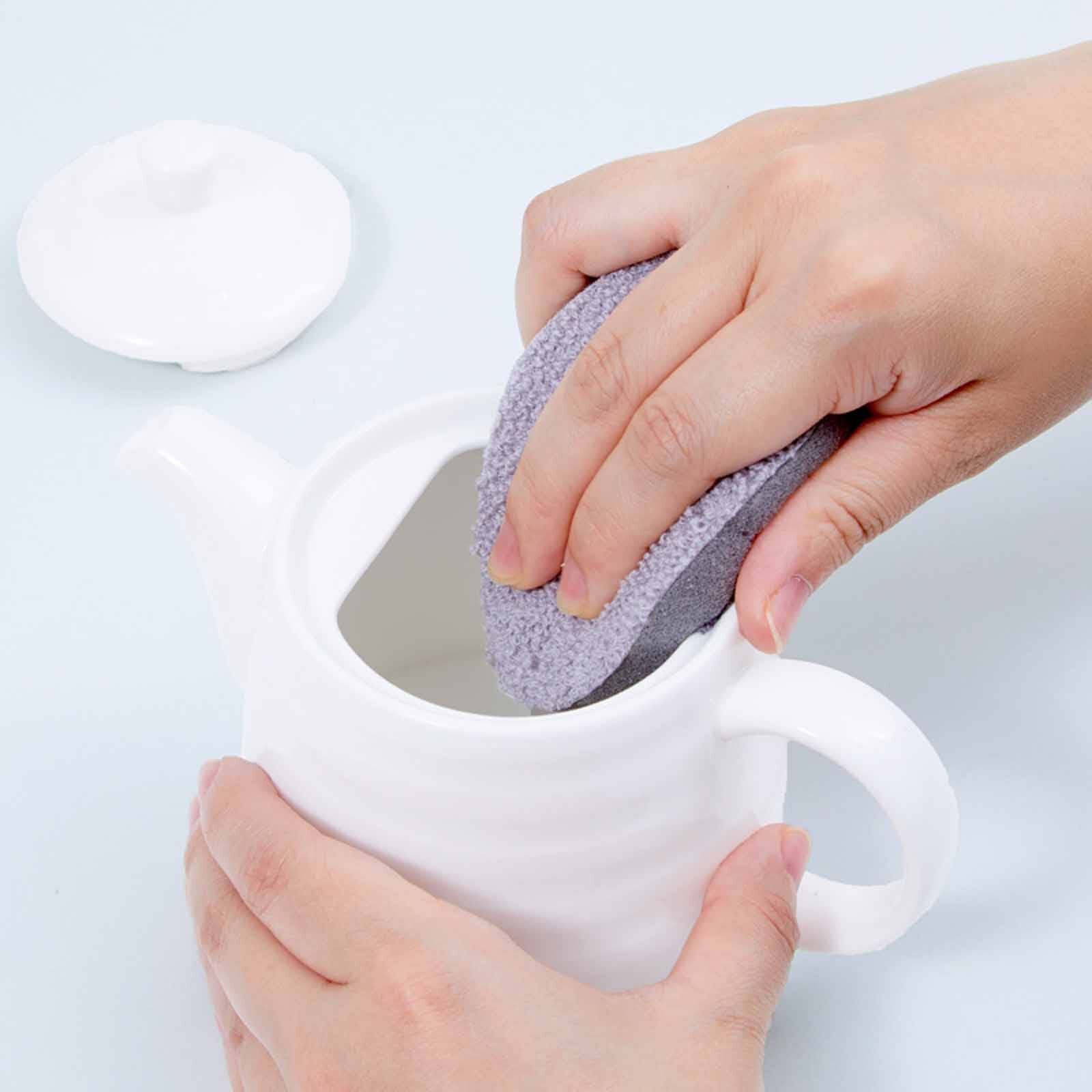 MARNA Tea/coffee Stain Cleaning Sponge 2pcs Set (95x70x15mm) - Grey K017-GY-image 3