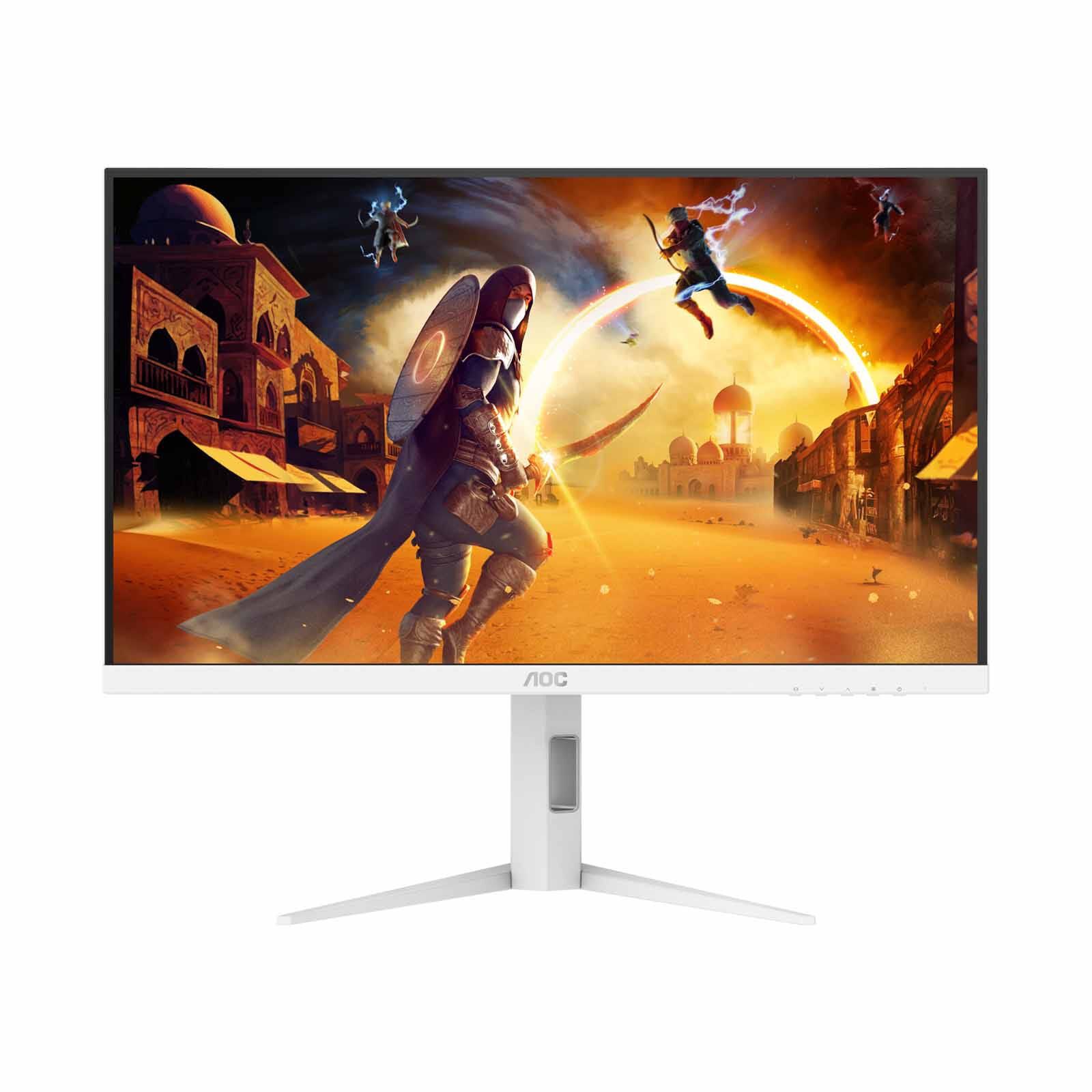 AOC 27in Qhd Fast Ips 200hz 0.3ms White Gaming Monitor Q27G4/WS-image 1