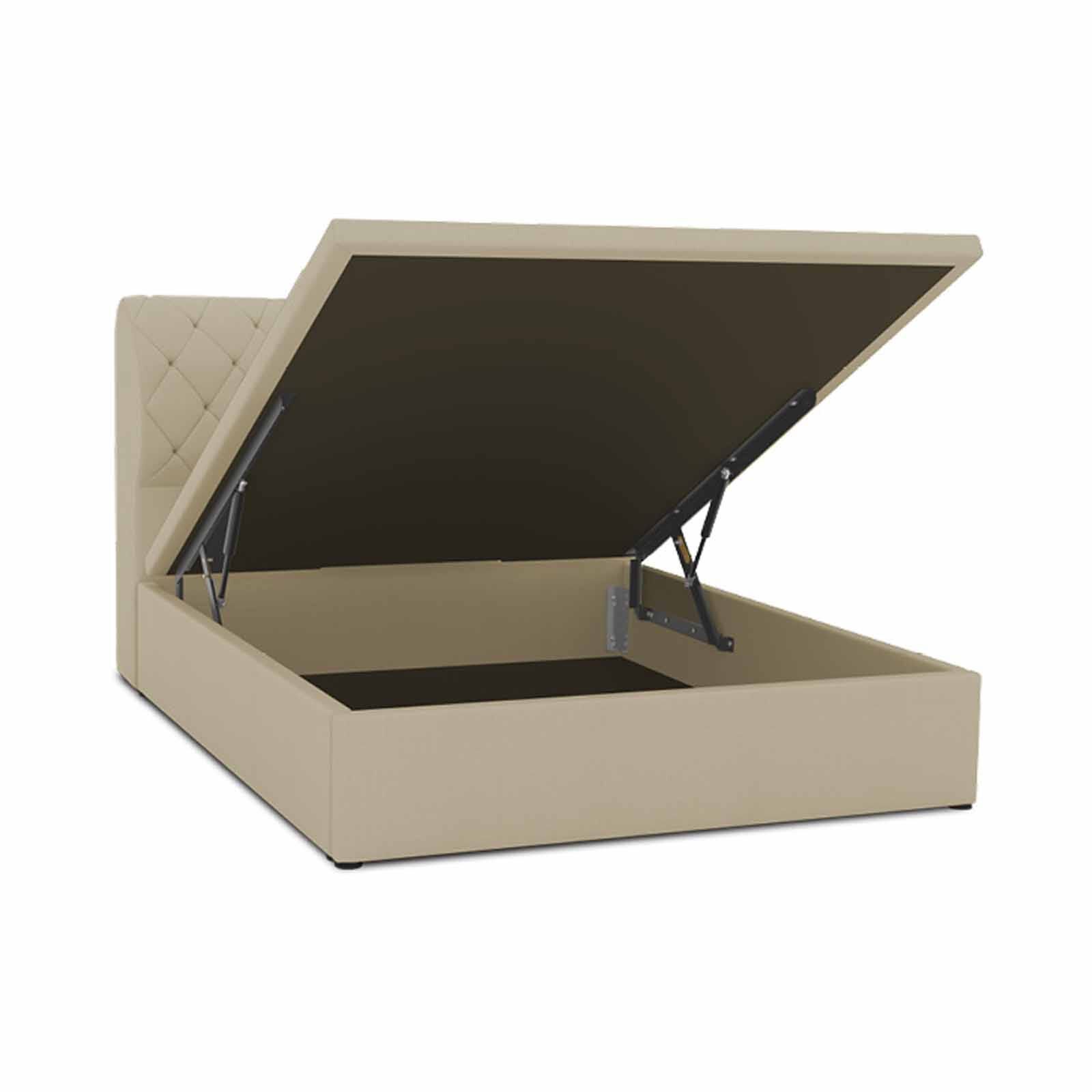 MAXCOIL Queen Size Bedframe ALEXIS STORAGE + SELECTED HB-image 3