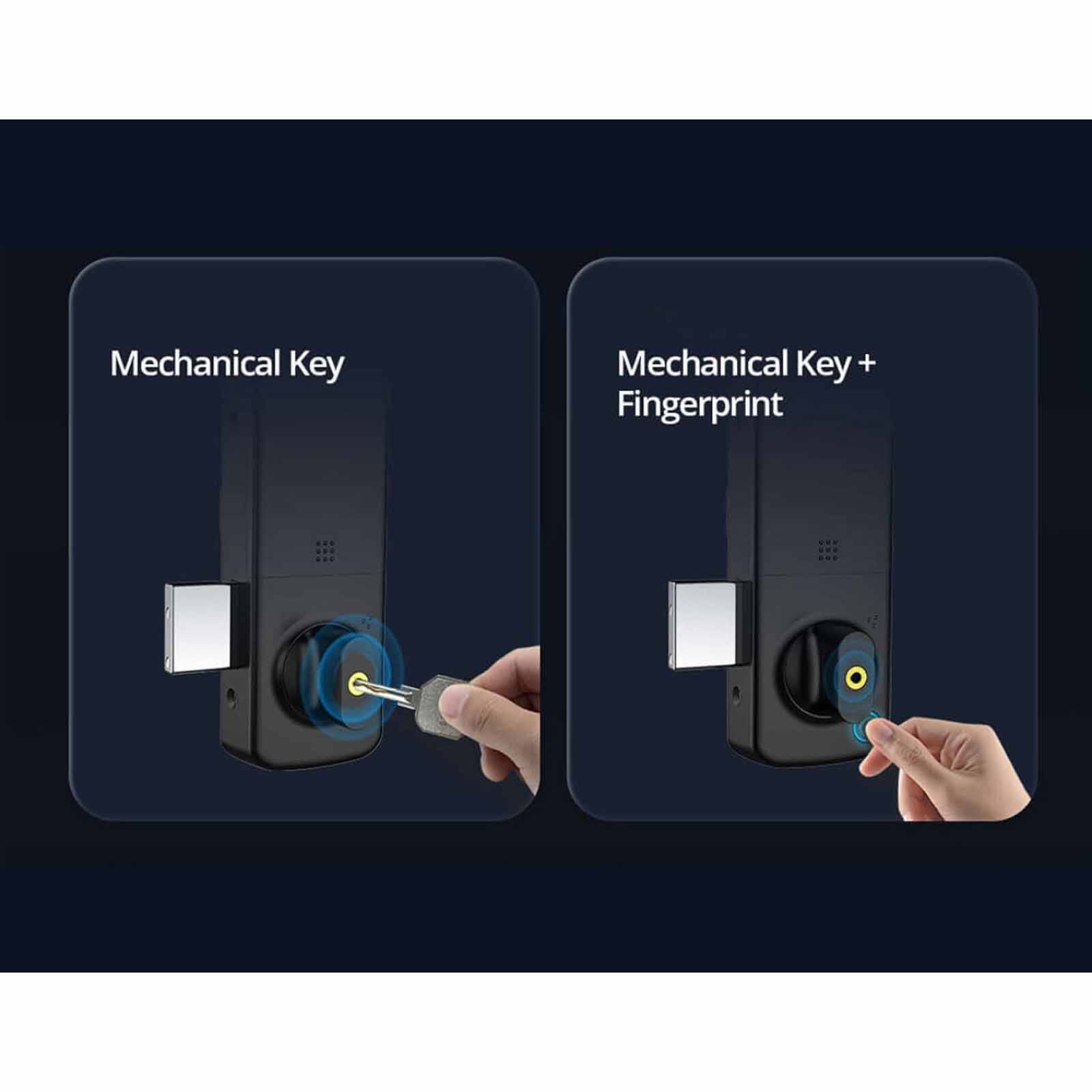 KAADAS Rim Lock For Metal Gate With Dual Unlocking Feature R8GD GATE LOCK-image 12