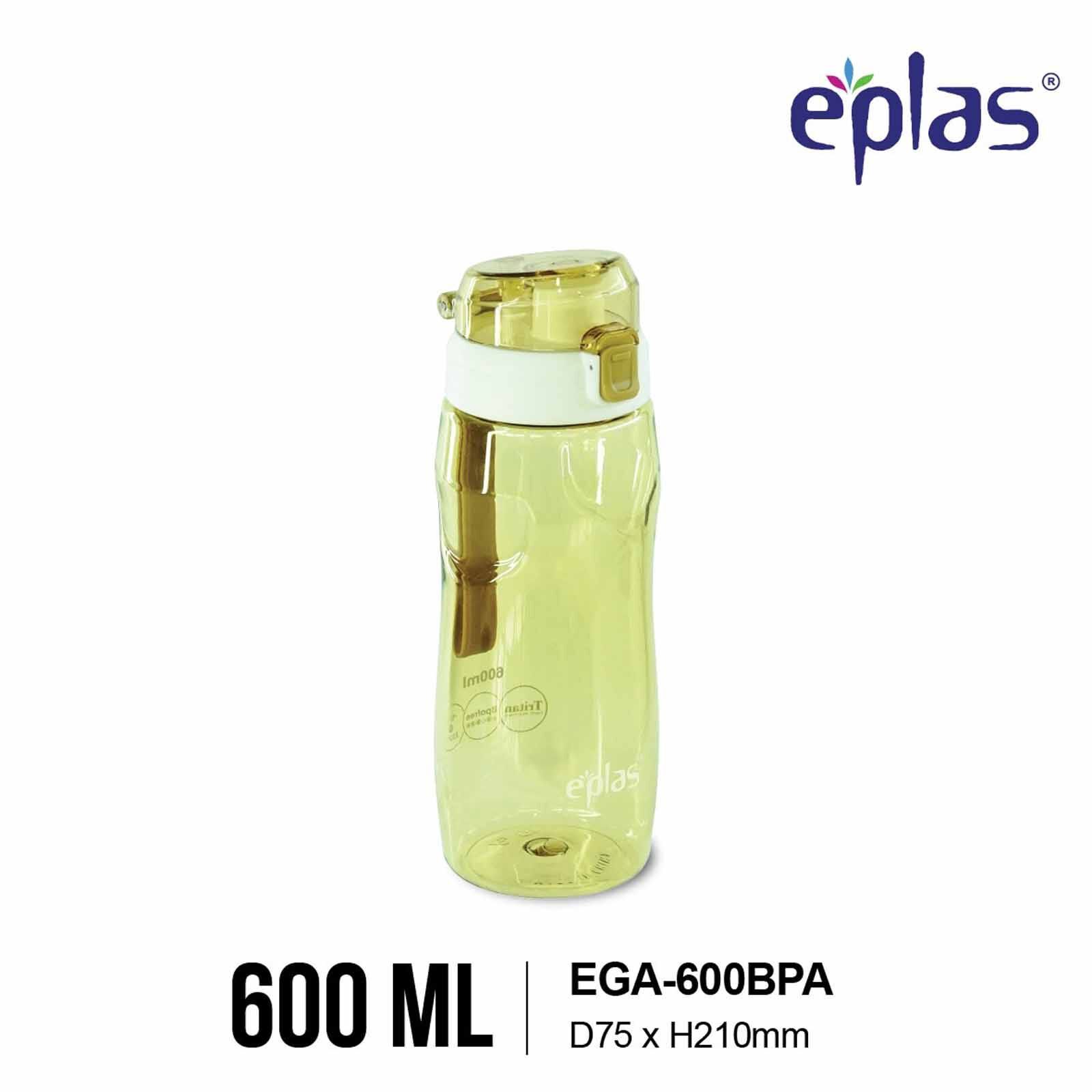EPLAS Eplas Ega-600 One Touch To Open Bottle (600ml) - Yellow EGA-600-image 1