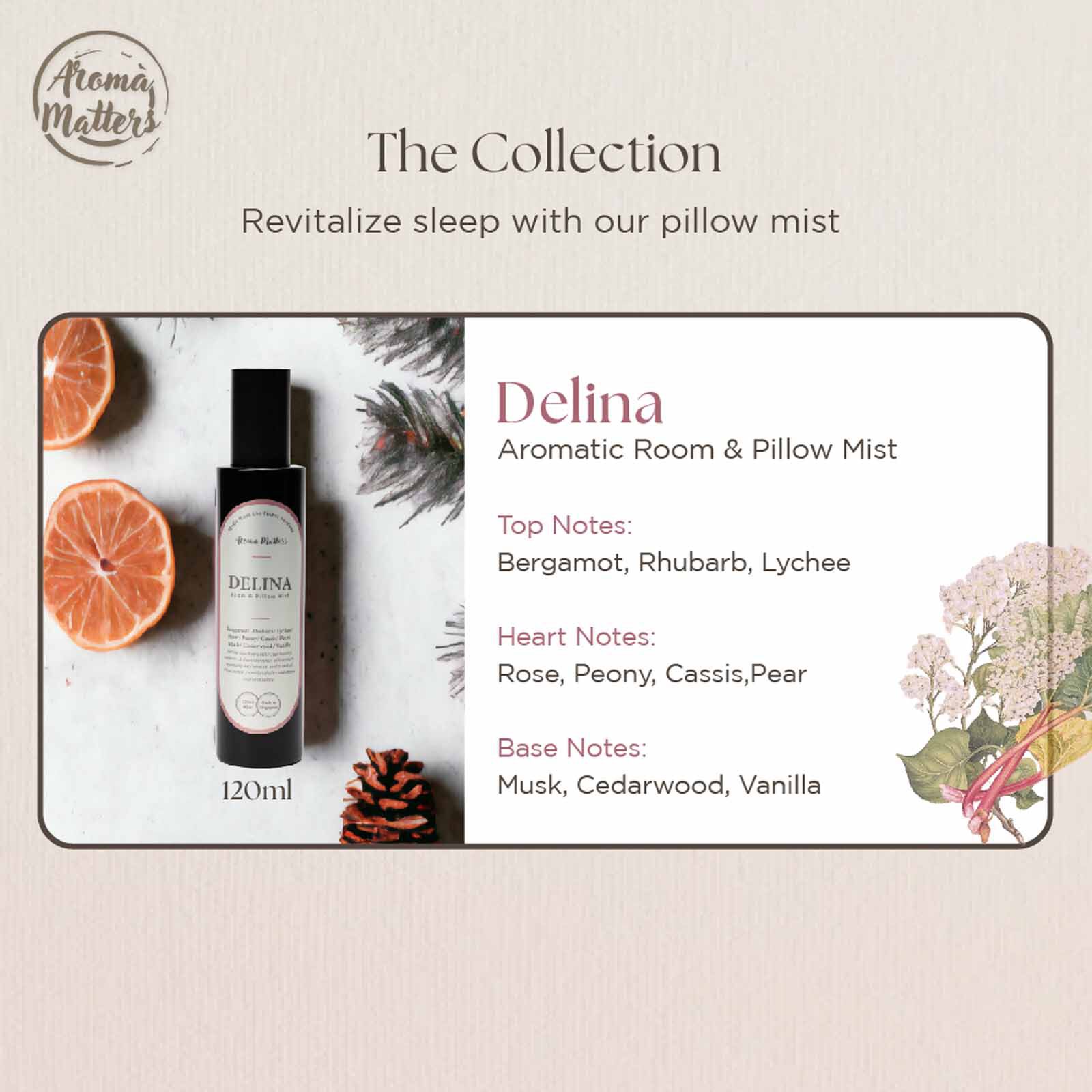 AROMA MATT Room & Pillow Mist - Delina RS_DELINA-image 2