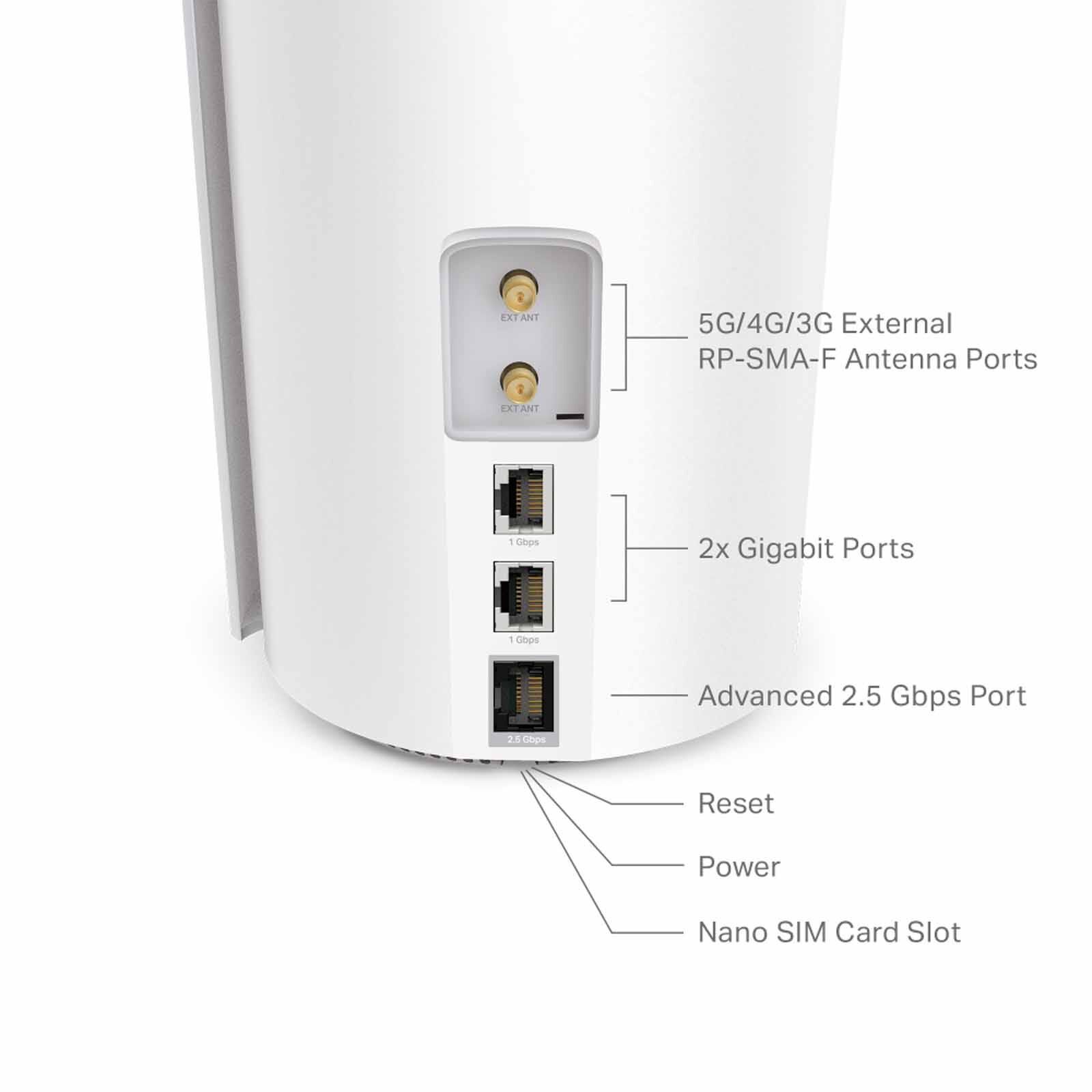 TP LINK 5g Ax3000 Whole Home Mesh Wifi 6 Gateway DECO X50-5G(1-PACK)-image 9