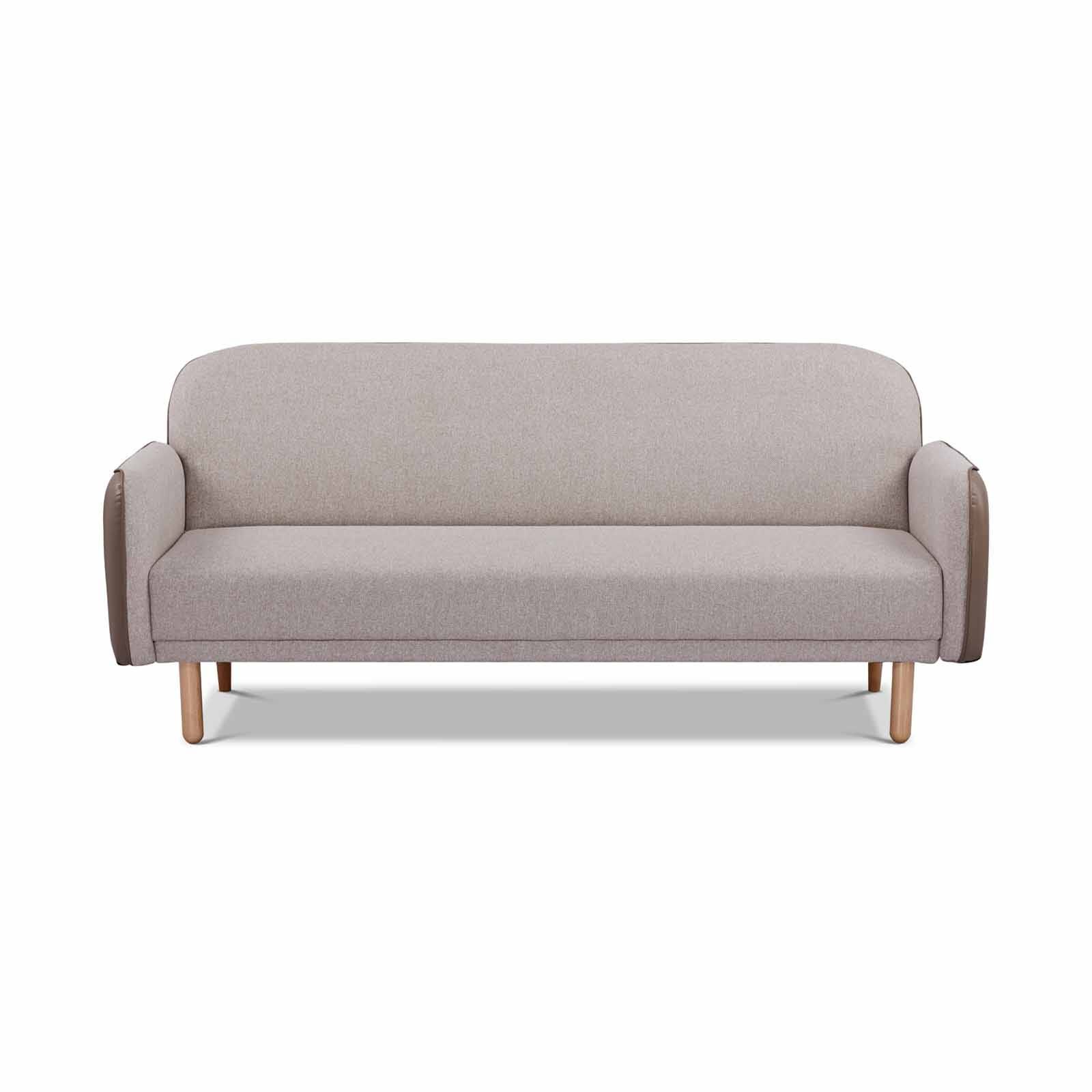 Sofa Bed Biege RUTH