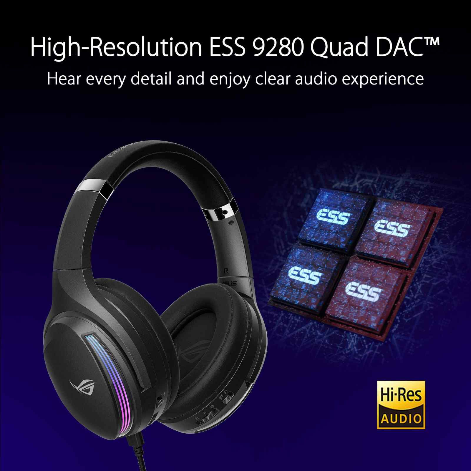 ASUS Rog Fusion Ii 500 Rgb Gaming Headset (2y) ROG FUSION II 500-image 3