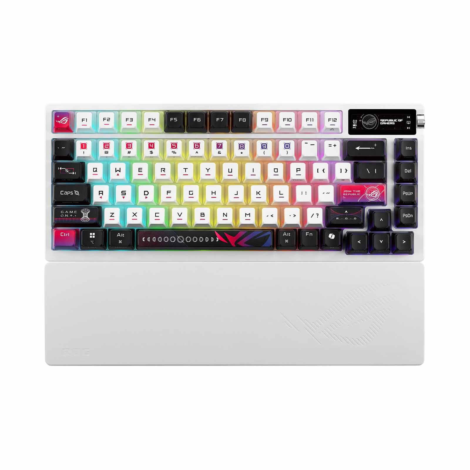 ASUS Rog Azoth X Nx Strom Wireless Custom Keyboard M704 - AZOTH X NX/SM (PBT)-image 9