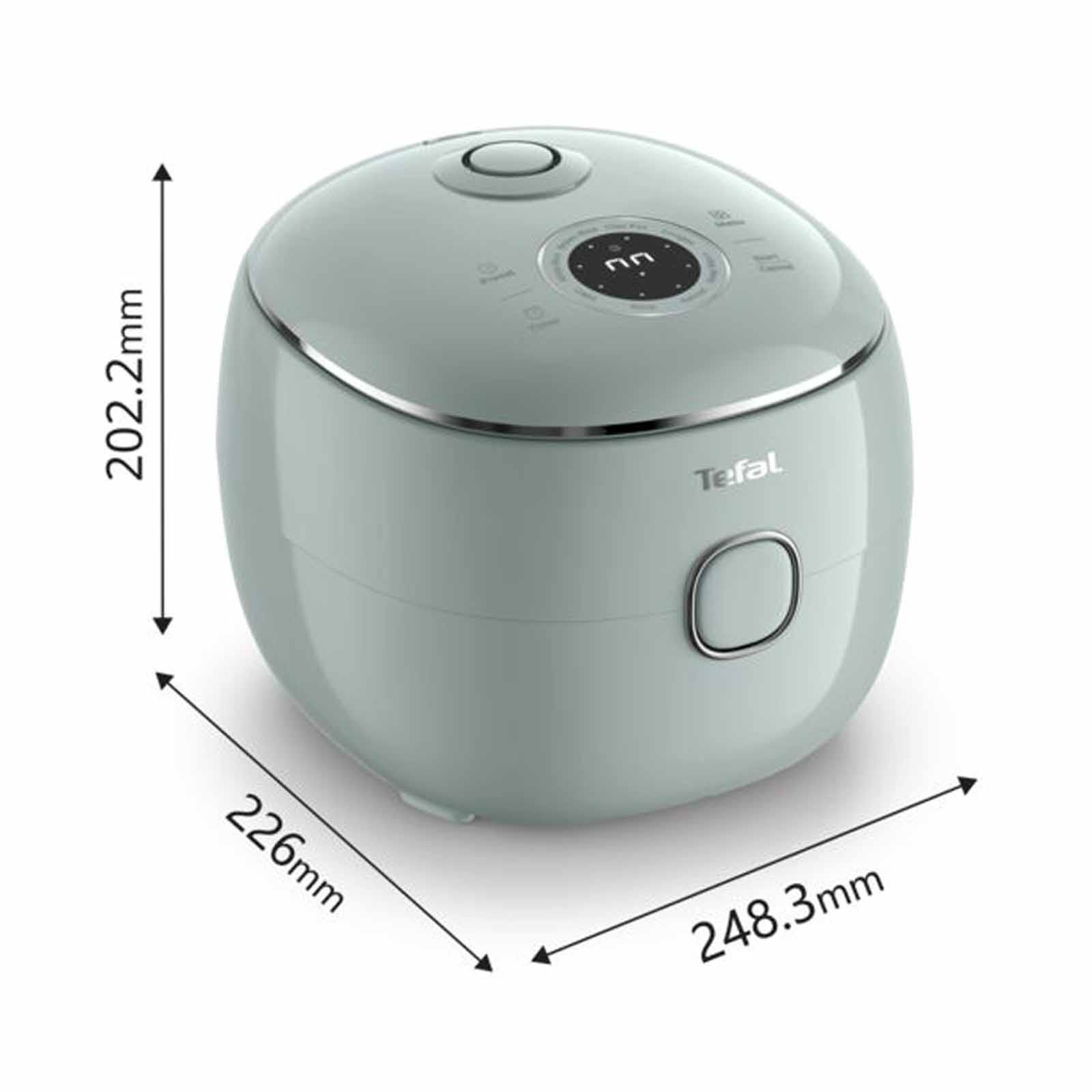 TEFAL Pop Fuzzy Logic Rice Cooker (0.7l ) - Eucalyptus RK5354-image 4