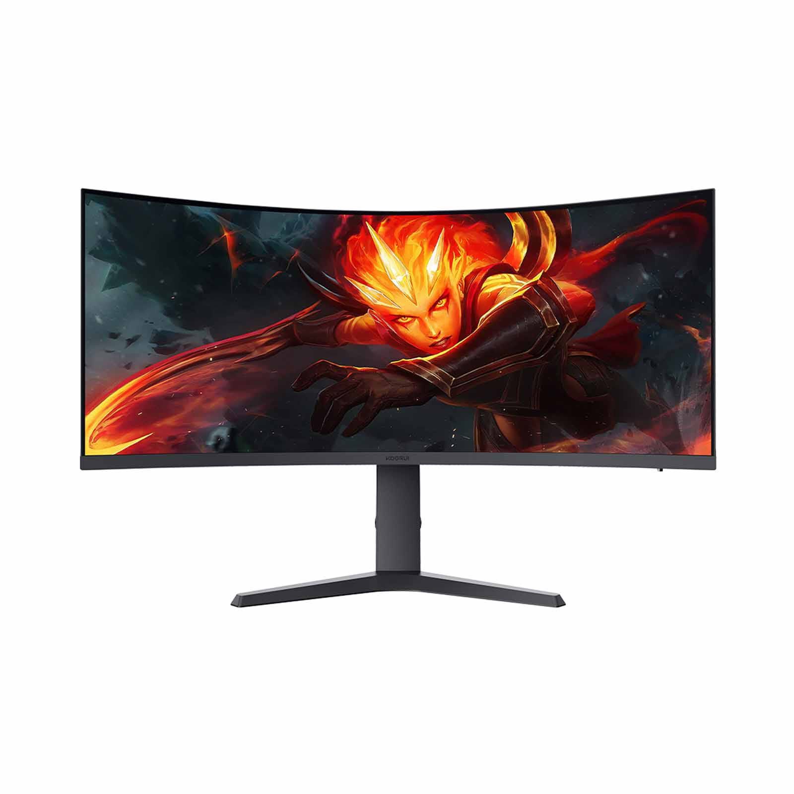 KOORUI 34in Curve/180hz/1ms/dci-p3/hdr400/ultrawide Gaming Monitor G3441VC