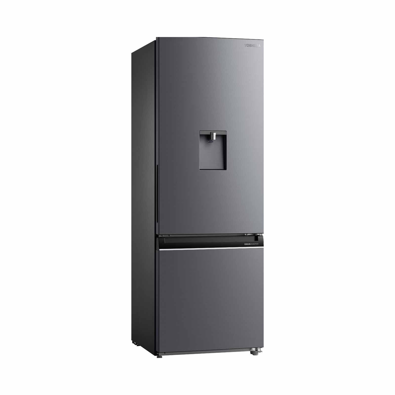 TOSHIBA 2 Door Bottom Mounted Fridge With Water Dispenser (322l) GR-RB405WE-PMX(06S)-image 4