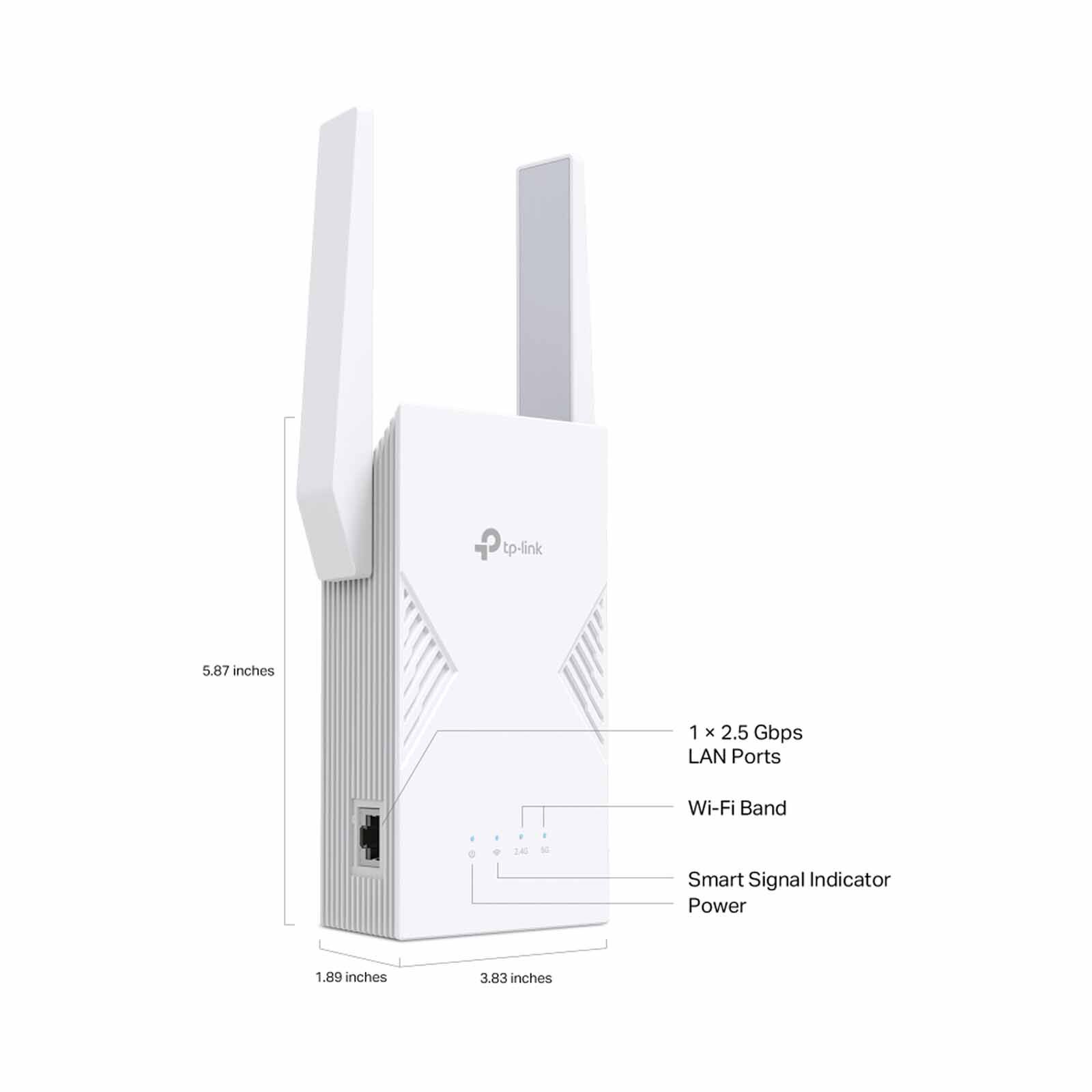 TP LINK Be3600 Dual-band Wi-fi 7 Range Extender RE235BE-image 2